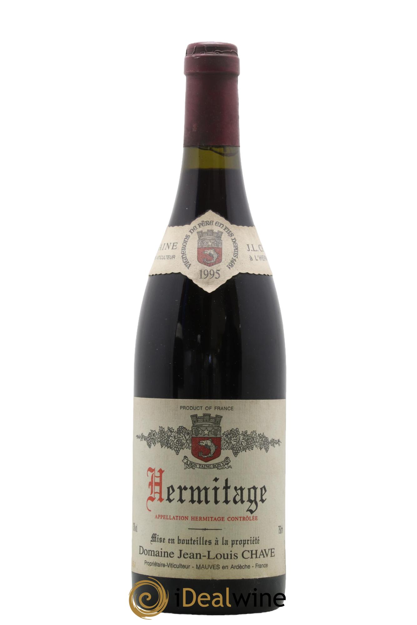 Hermitage Jean-Louis Chave 1995 - Lot de 1 bouteille - 0