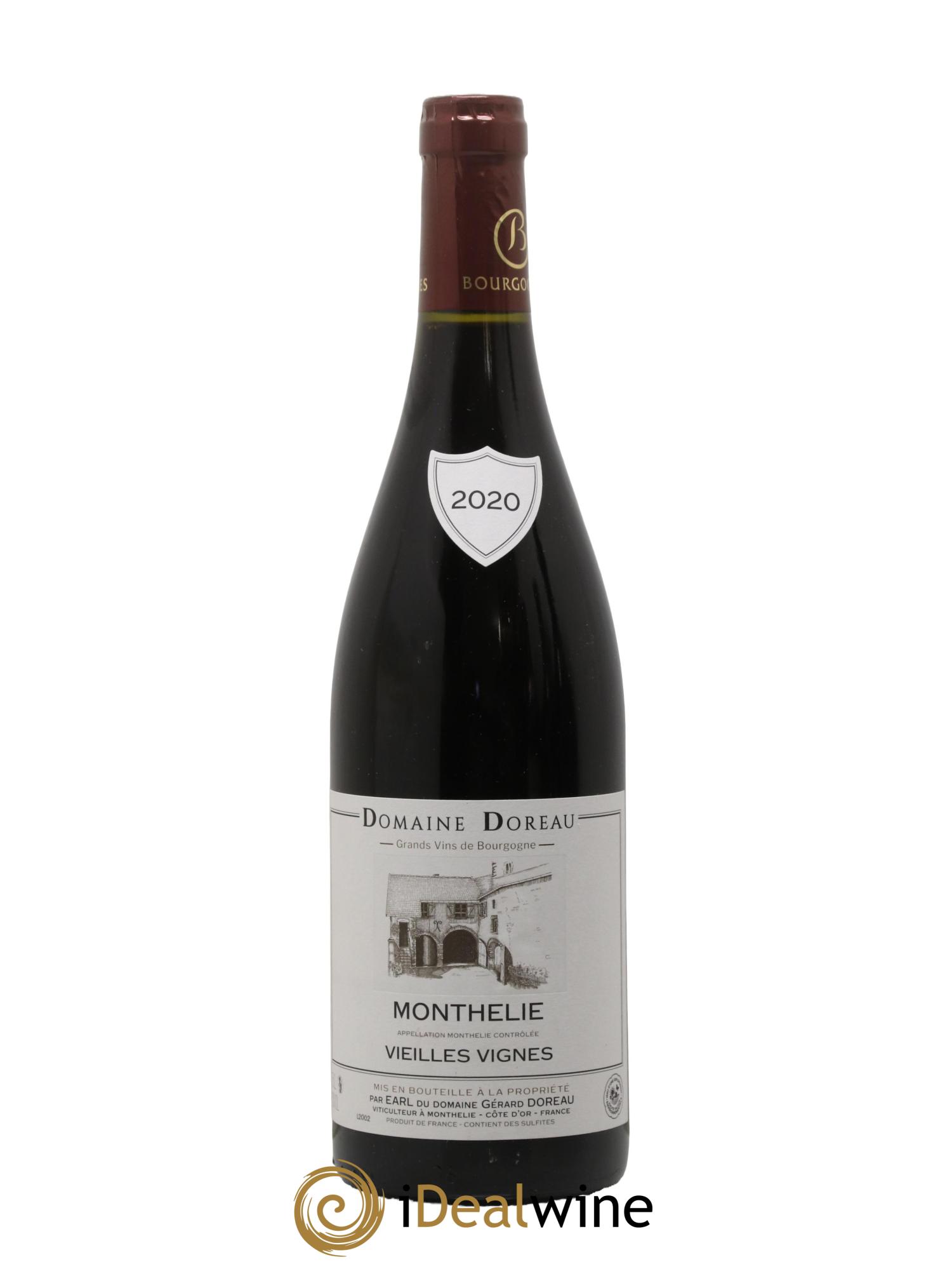 Monthélie Vieilles Vignes Domaine Doreau 2020 - Lotto di 1 bottiglia - 0