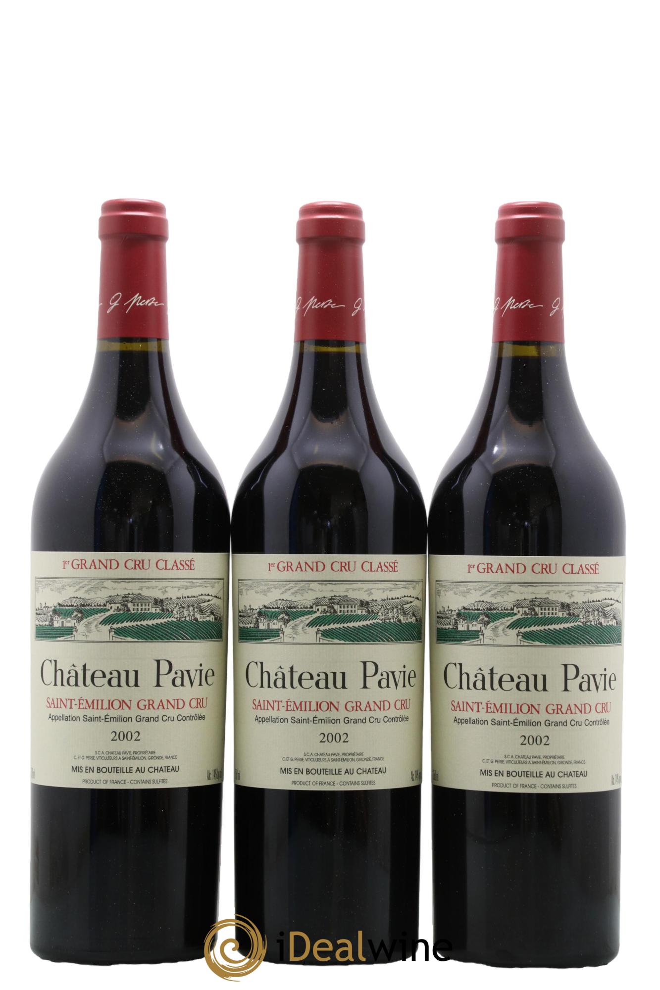 Château Pavie 1er Grand Cru Classé A 2002 - Lot of 6 bottles - 2