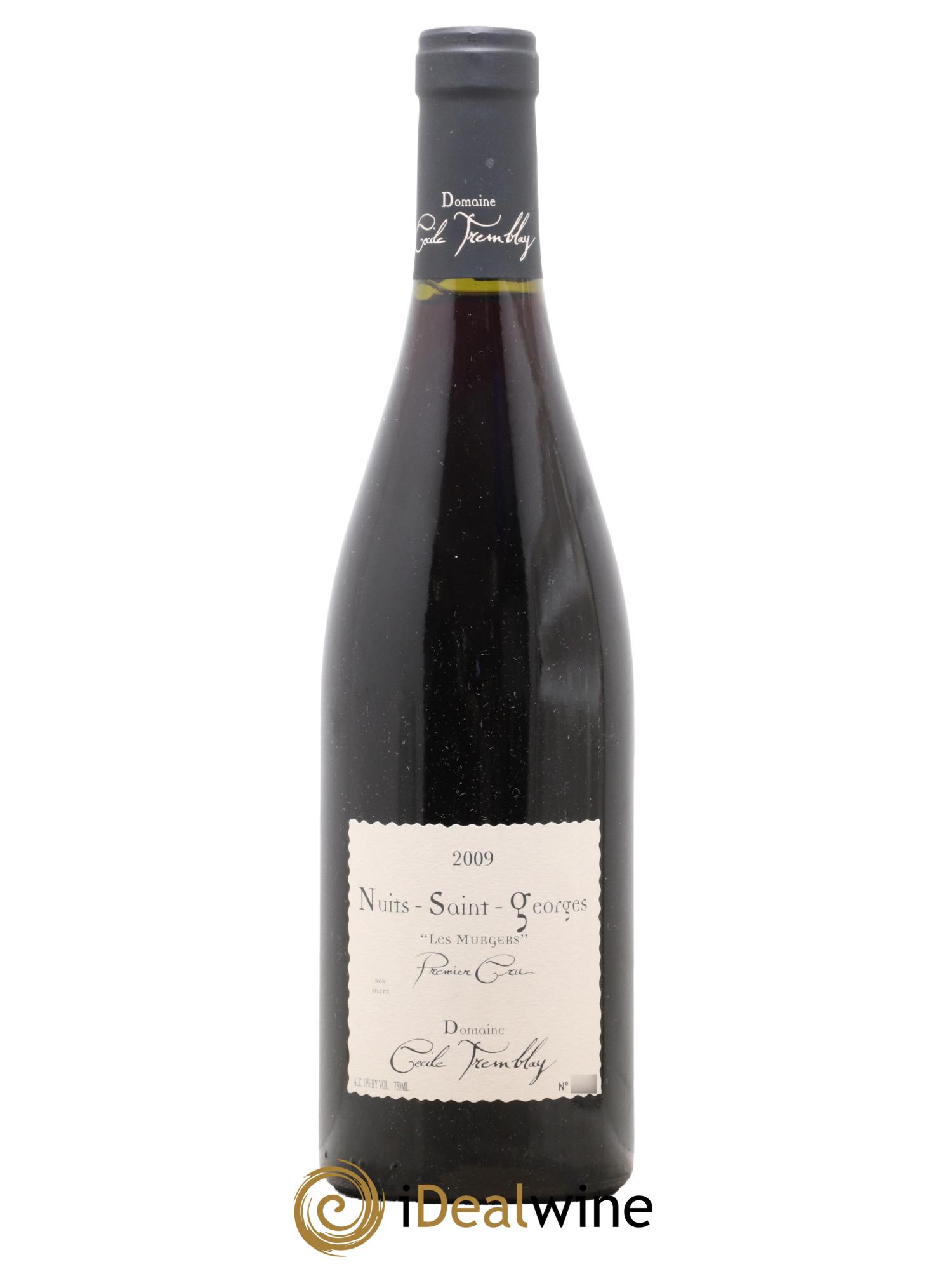 Nuits Saint-Georges 1er Cru Les Murgers Cécile Tremblay 2009 - Lotto di 1 bottiglia - 0