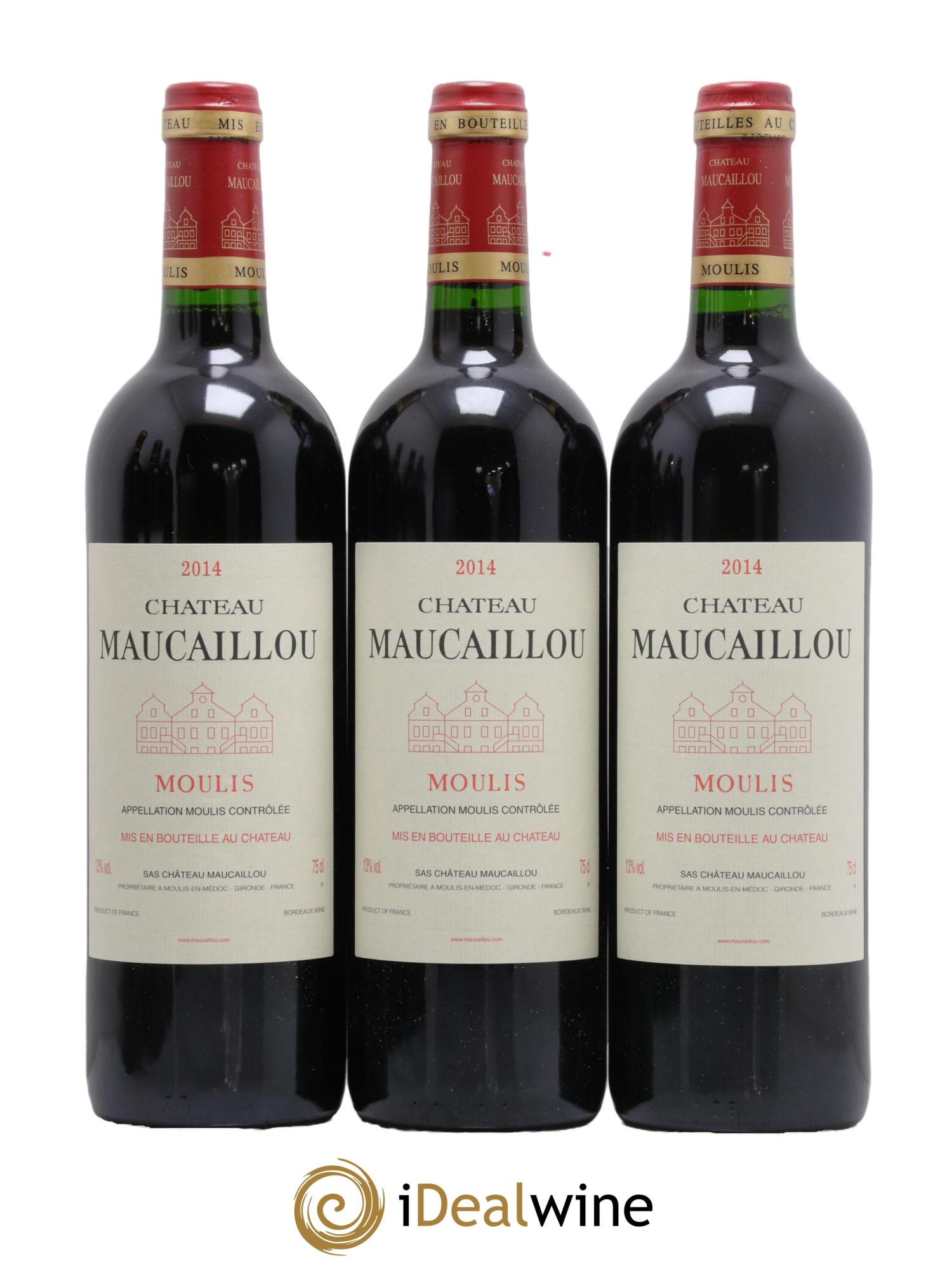 Château Maucaillou  2014 - Lot of 6 bottles - 2