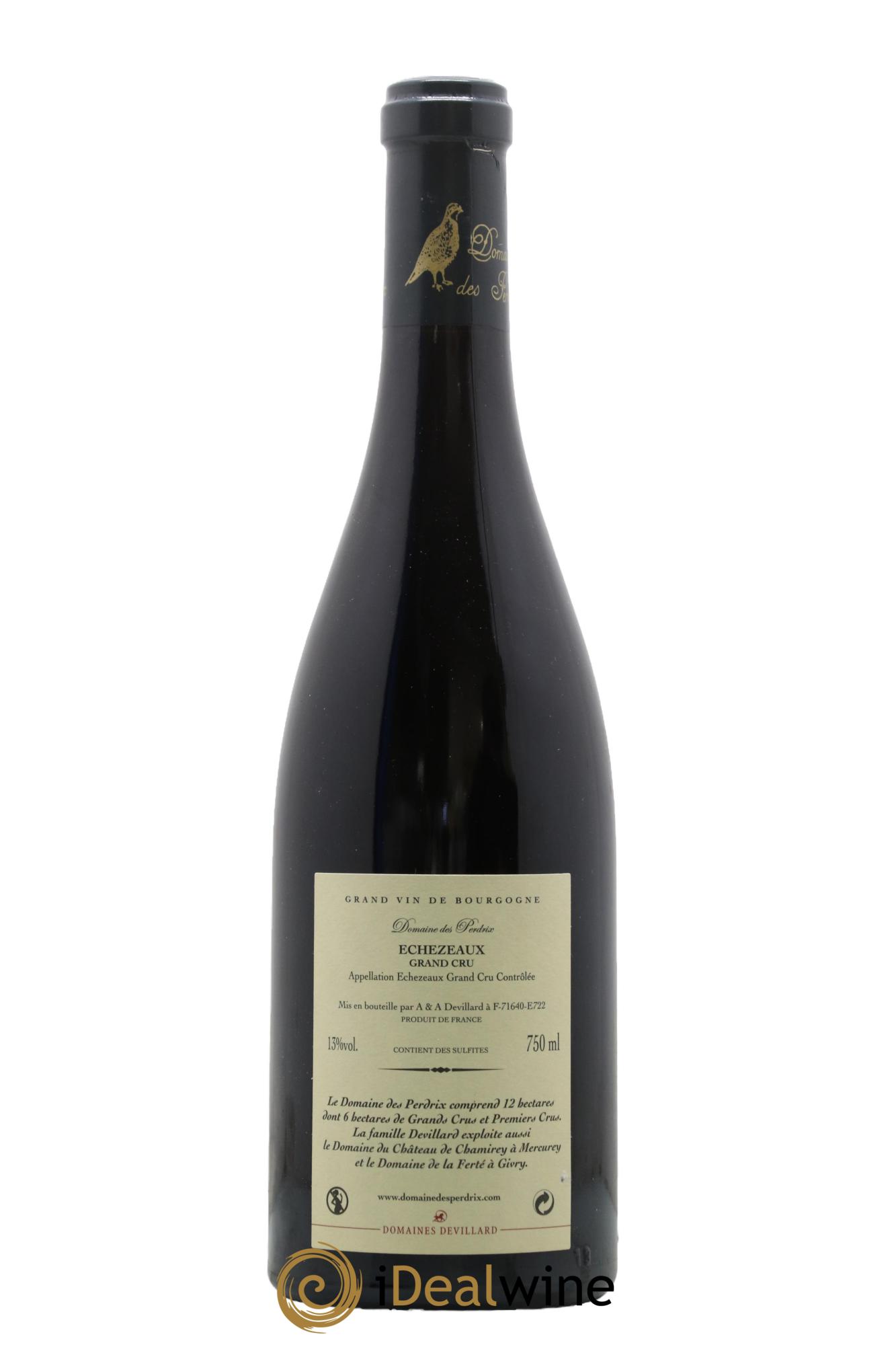 Echezeaux Grand Cru Perdrix (Domaine des) 2010 - Lot de 1 bouteille - 1