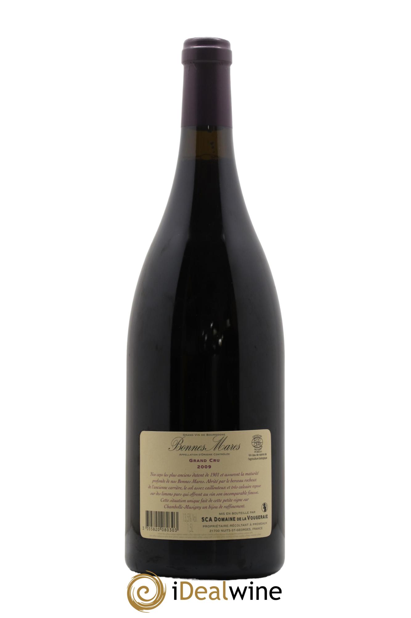 Bonnes-Mares Grand Cru La Vougeraie  2009 - Posten von 1 Magnum - 1