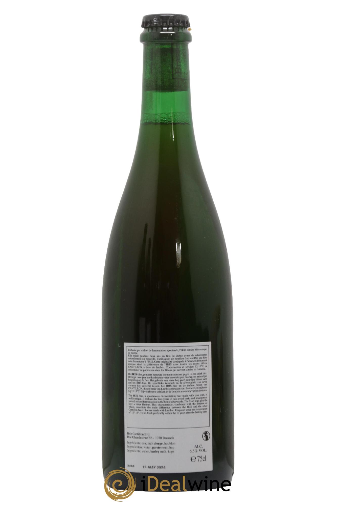 Bière Cuvee Iris Gueuze Cantillon - Lot de 1 bouteille - 1