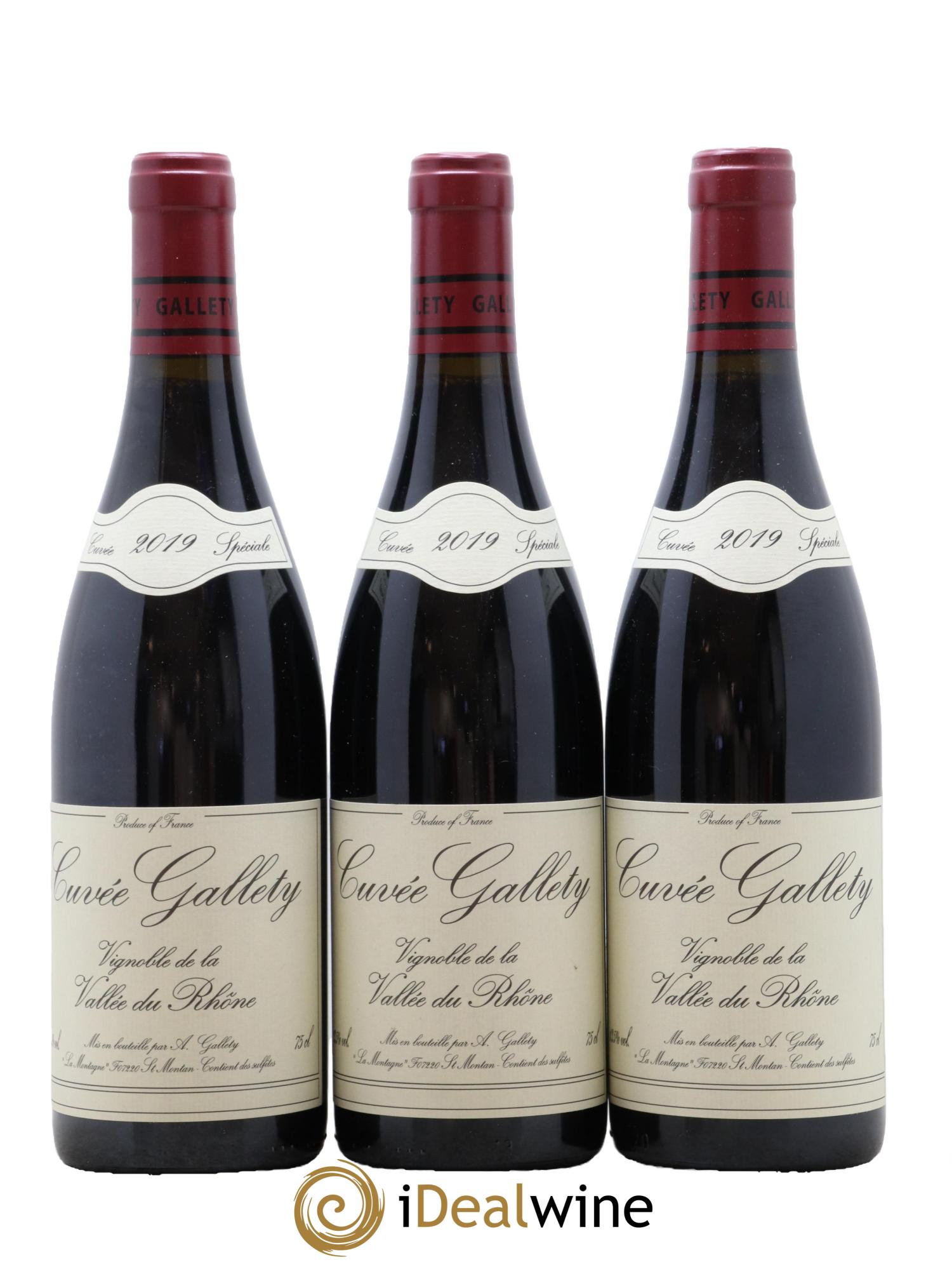 Côtes du Vivarais Gallety (Domaine) 2019 - Lot de 3 bouteilles - 0