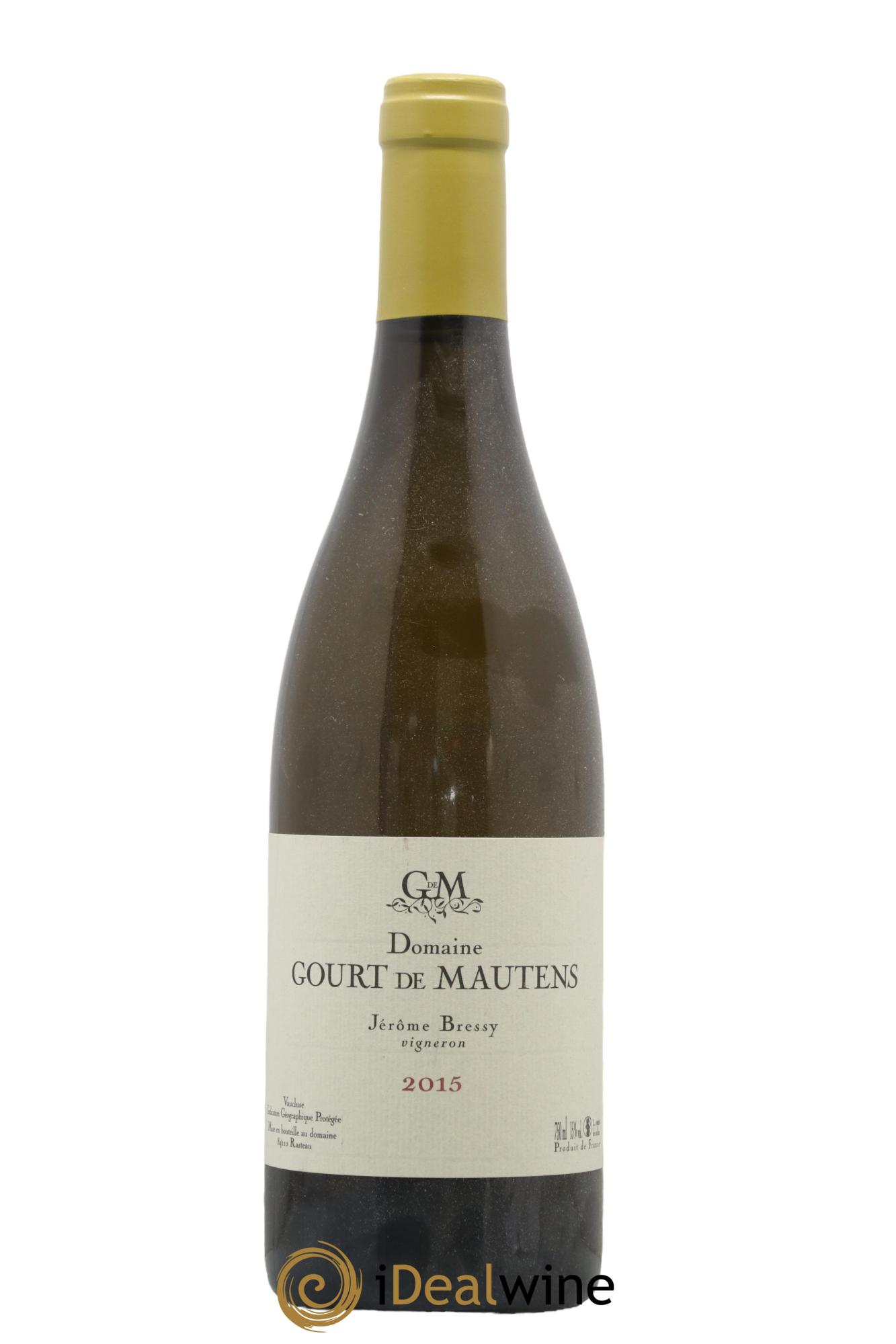 IGP Vaucluse (Vin de Pays de Vaucluse) Domaine Gourt de Mautens - Jérôme Bressy 2015 - Posten von 1 Flasche - 0