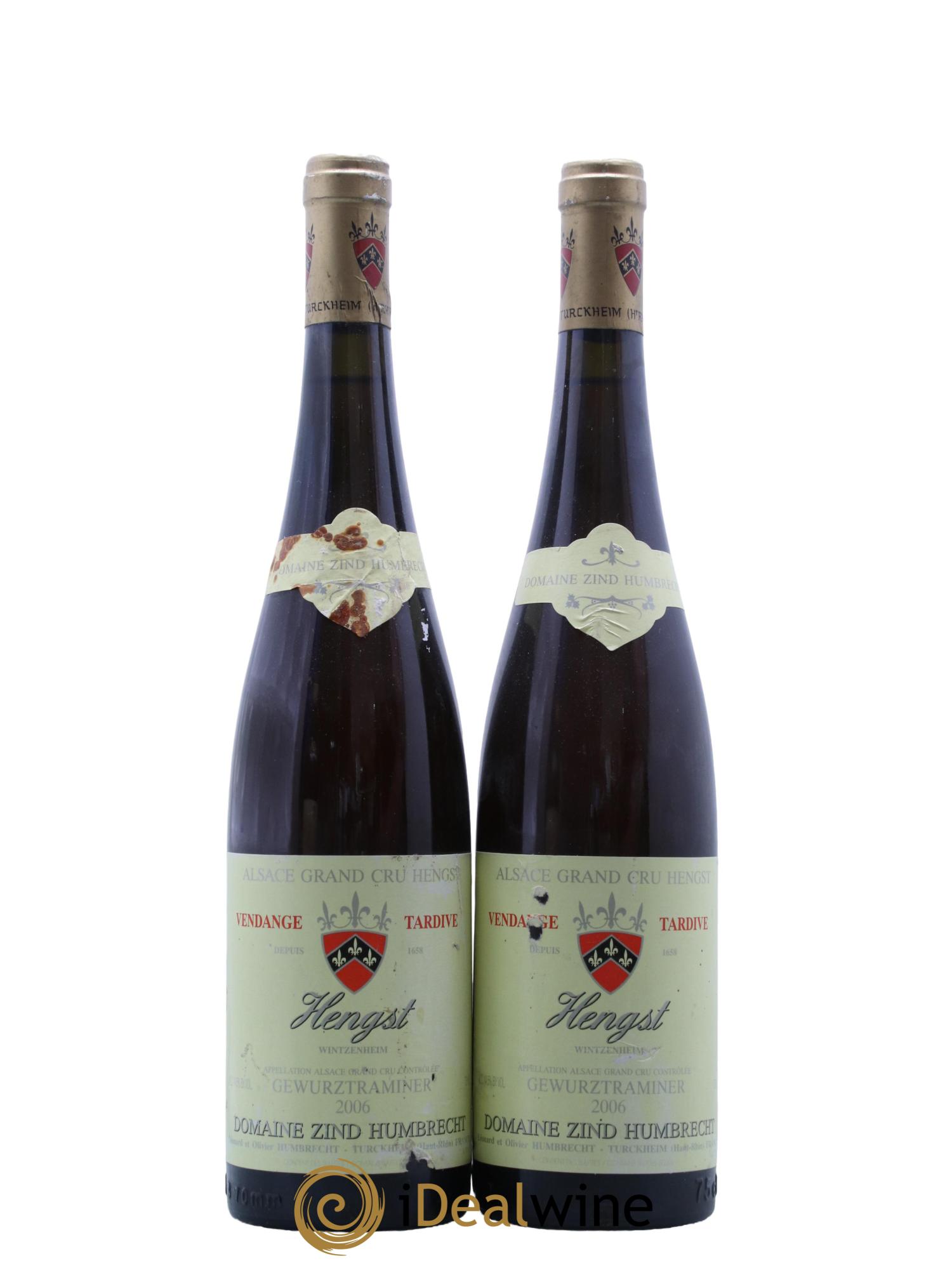 photo Alsace Gewurztraminer Grand Cru Hengst Vendanges Tardives Zind-Humbrecht