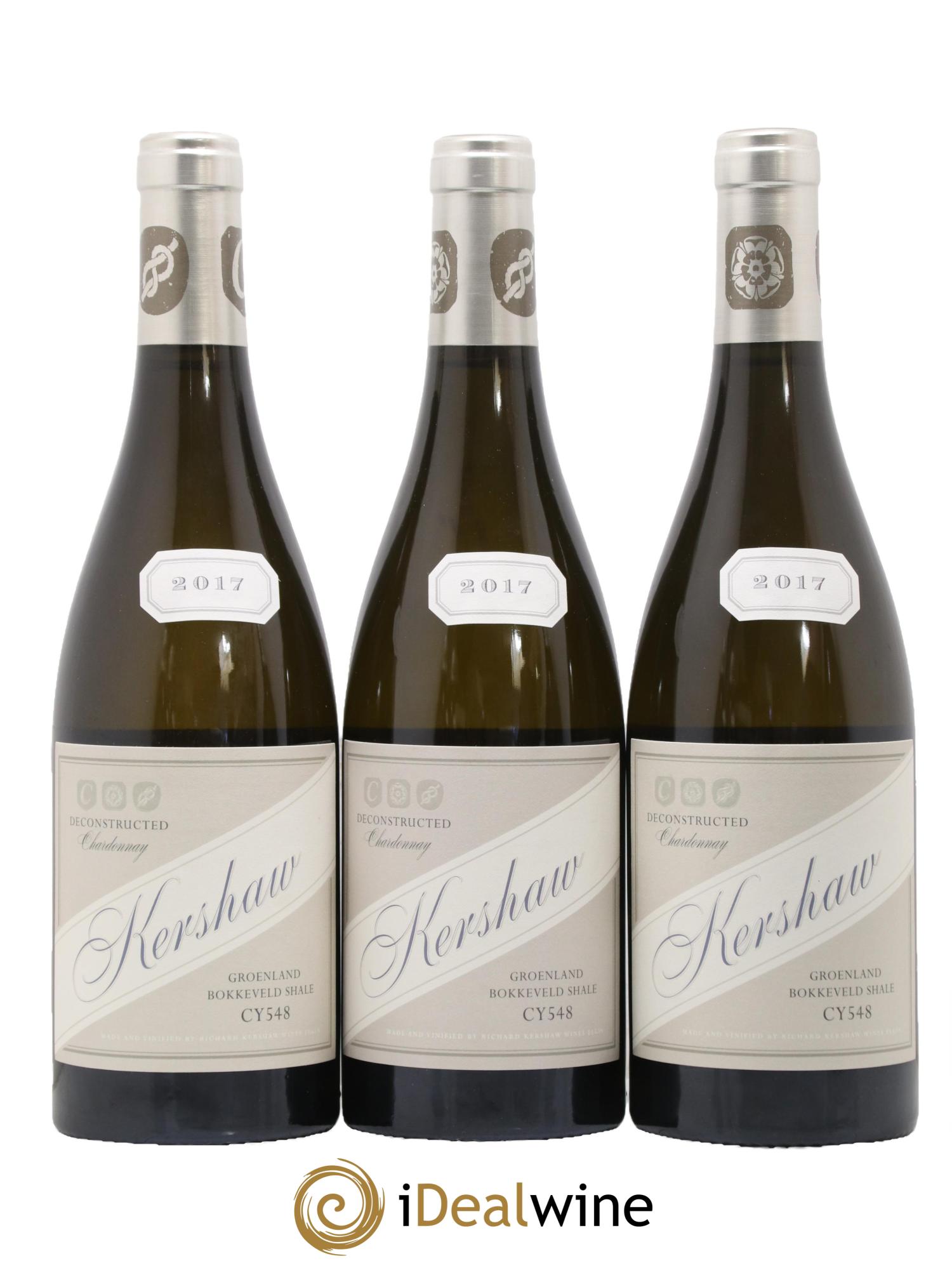 Afrique du Sud Deconstructed Chardonnay Groenand Bokkeveld Shale CY548 Kershaw 2017 - Posten von 6 Flaschen - 1