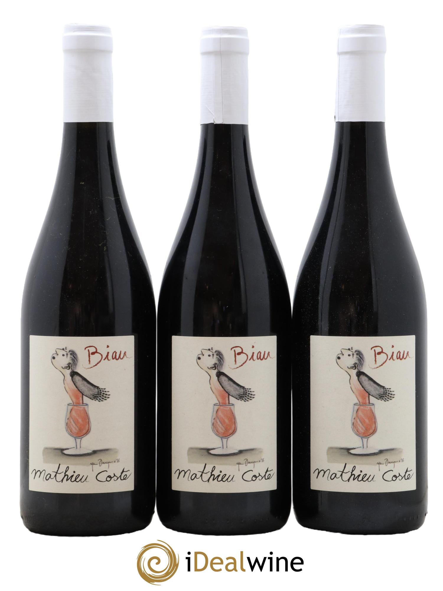 Vin de France Biau Mathieu Coste 2012 - Lot of 3 bottles - 0