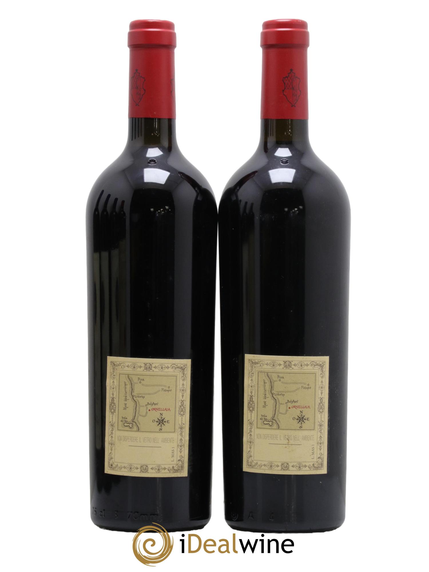 Toscana IGT Tenuta Dell'Ornellaia Masseto Frescobaldi Tenuta Dell Ornellaia 1992 - Lot of 2 bottles - 1