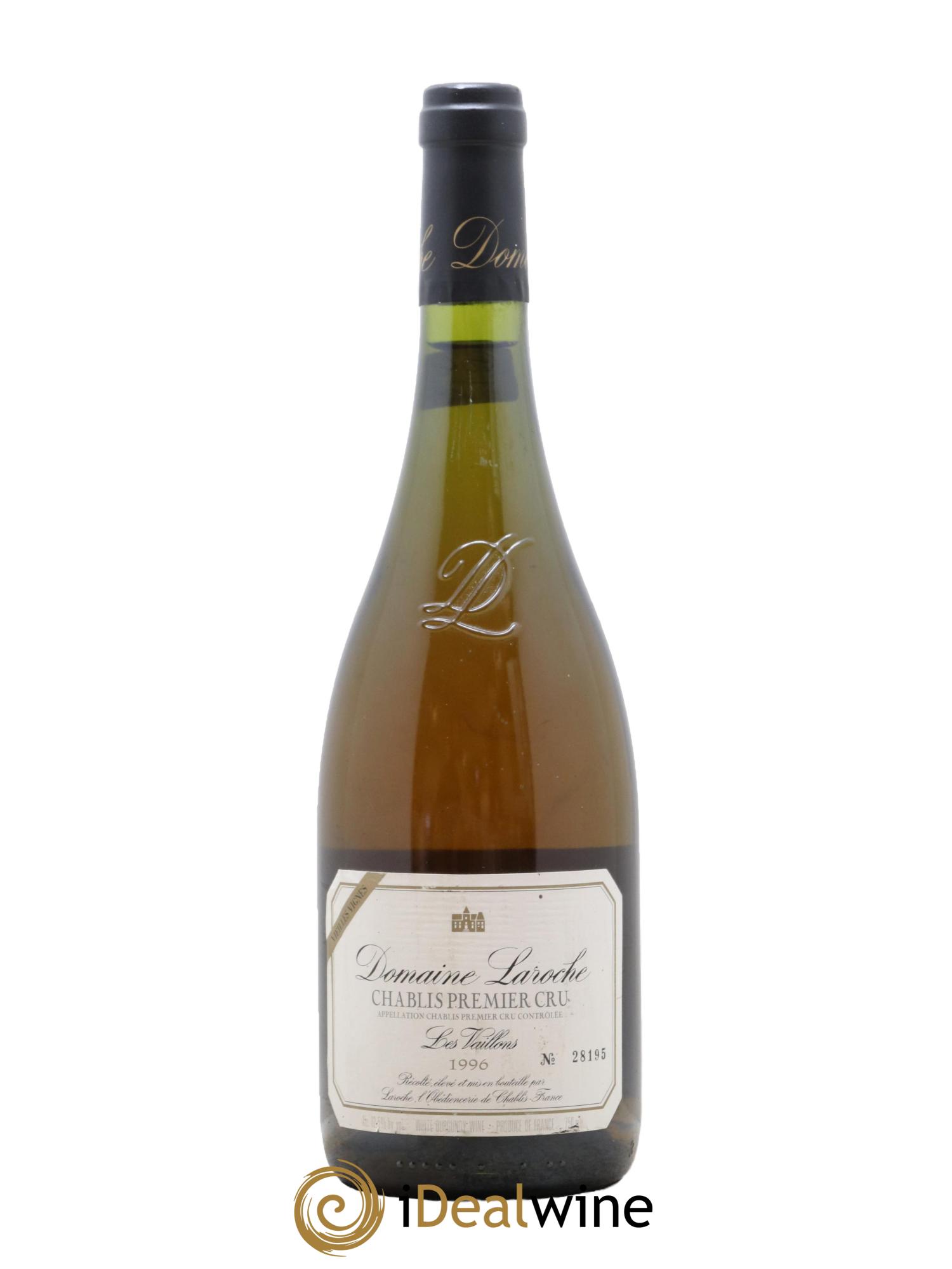 Chablis 1er Cru Vaillons Vieilles Vignes Domaine Laroche 1996 - Lotto di 1 bottiglia - 0