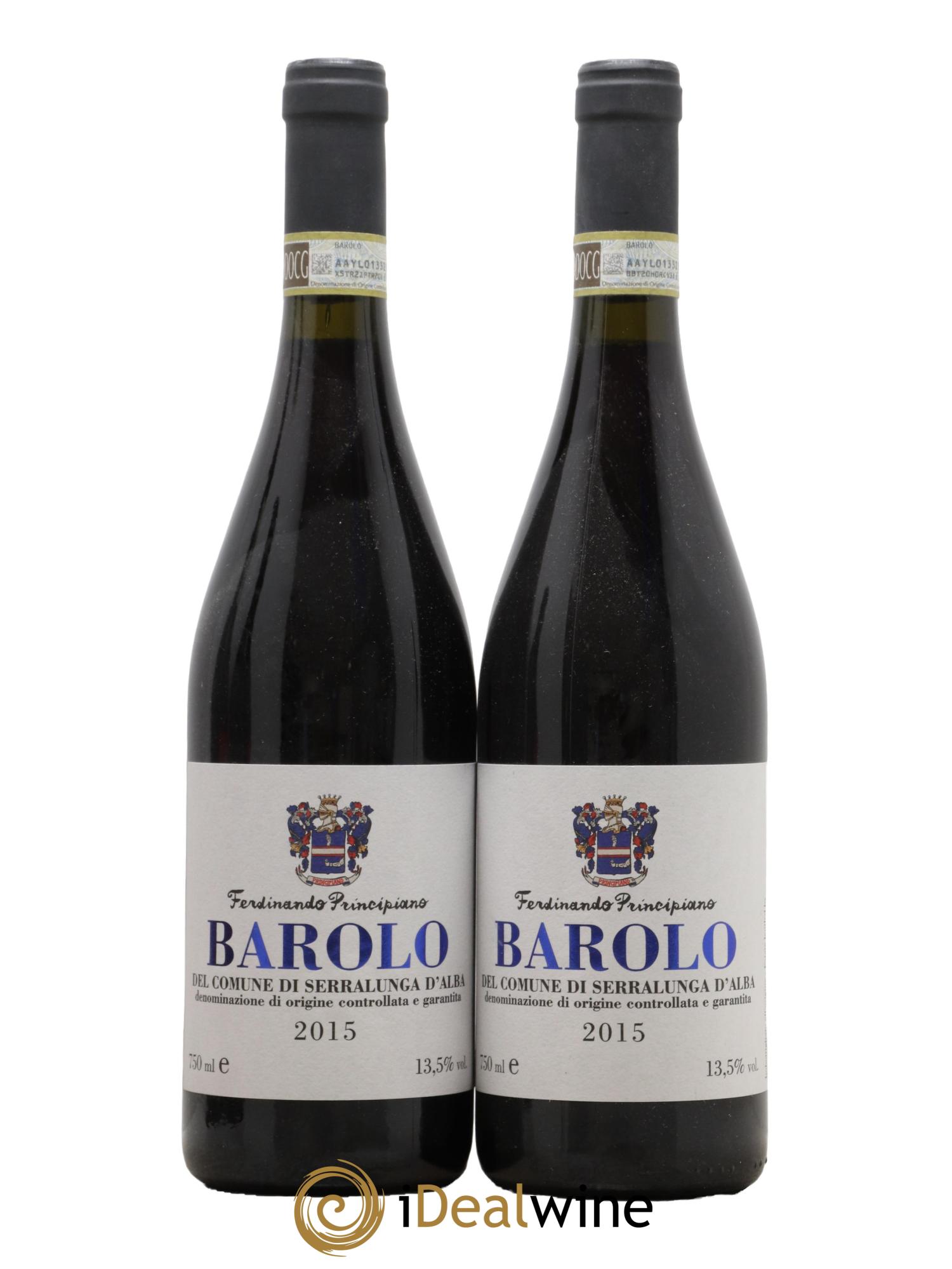 Barolo DOCG Ferdinando Principiano 2015 - Posten von 2 Flaschen - 0