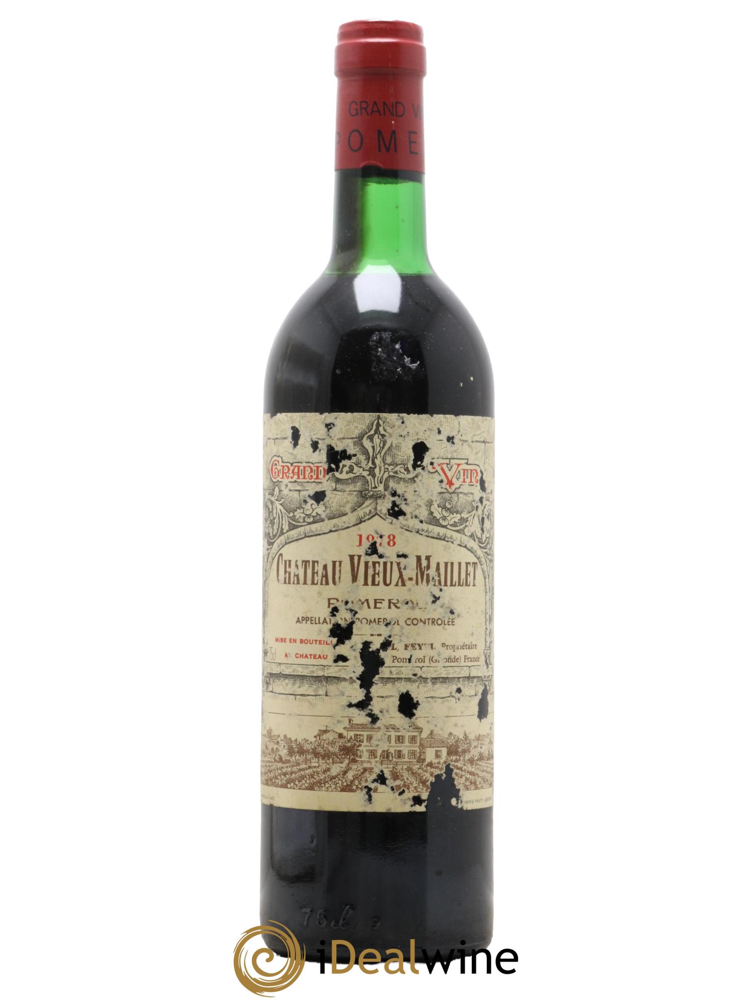 Château Vieux Maillet  1978 - Lotto di 1 bottiglia - 0