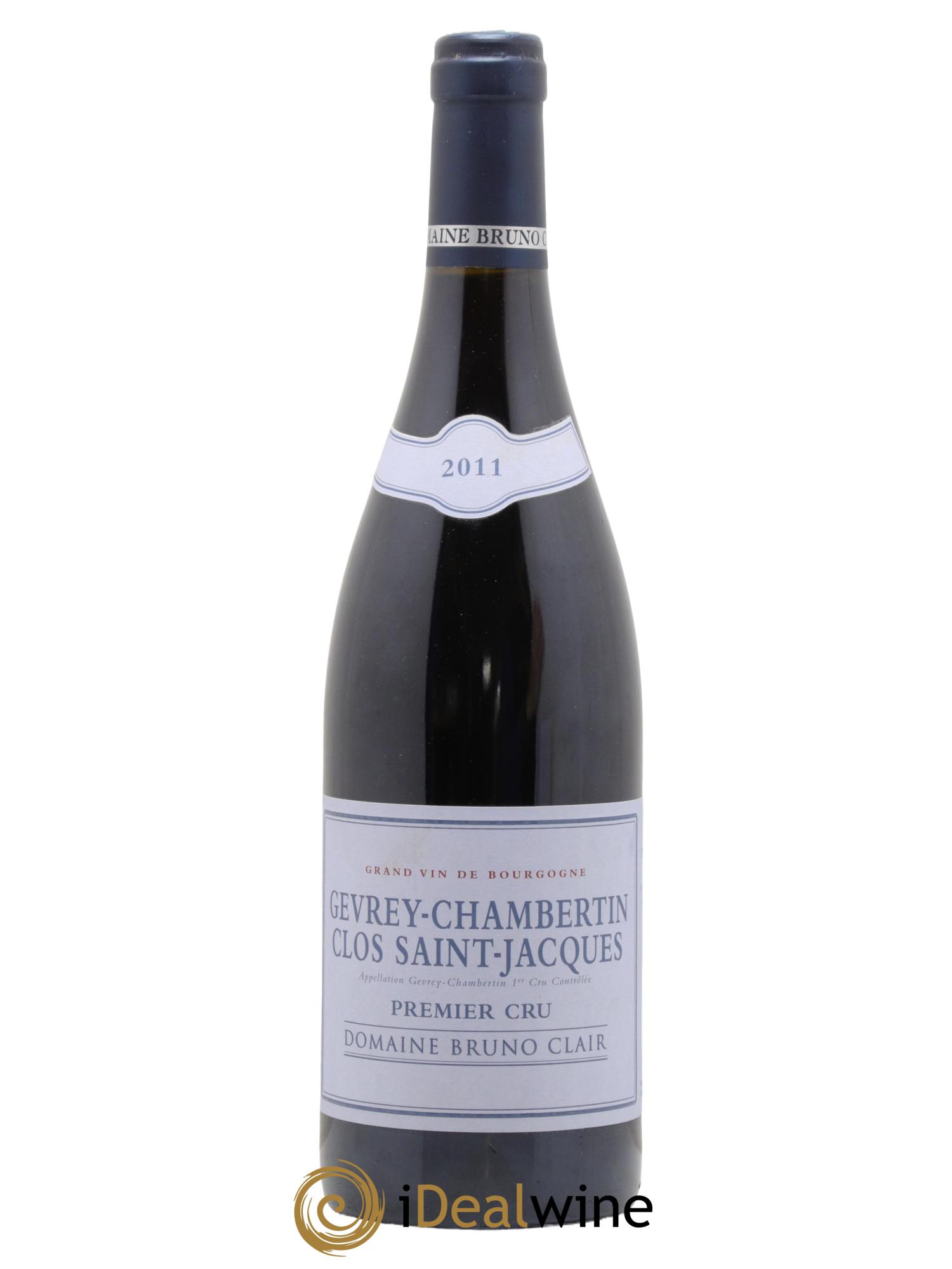 Gevrey-Chambertin 1er Cru Clos Saint-Jacques Bruno Clair (Domaine) 2011 - Lotto di 1 bottiglia - 0