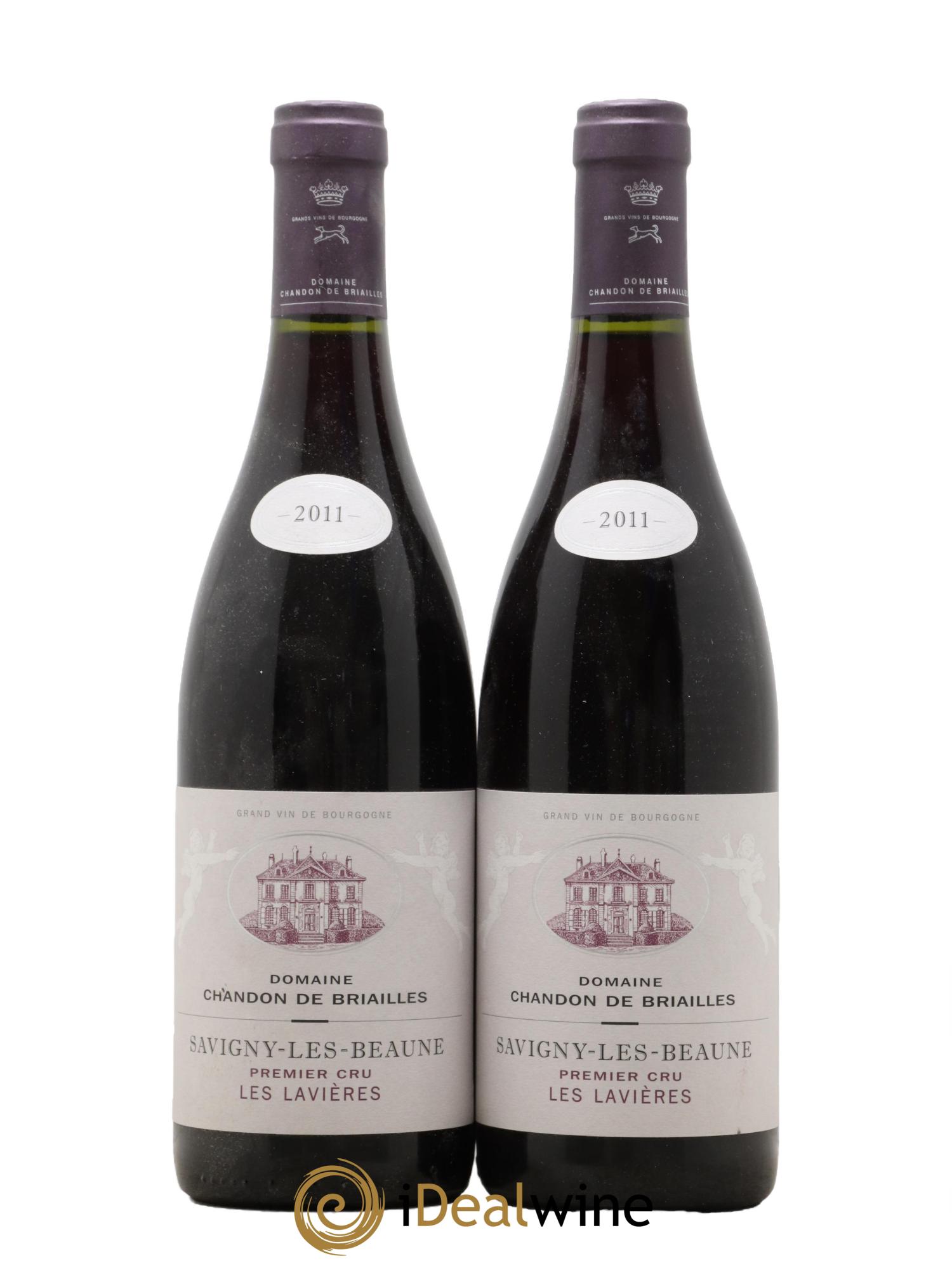 Savigny-lès-Beaune 1er Cru Les Lavières Chandon de Briailles 2011 - Lot de 2 bouteilles - 0