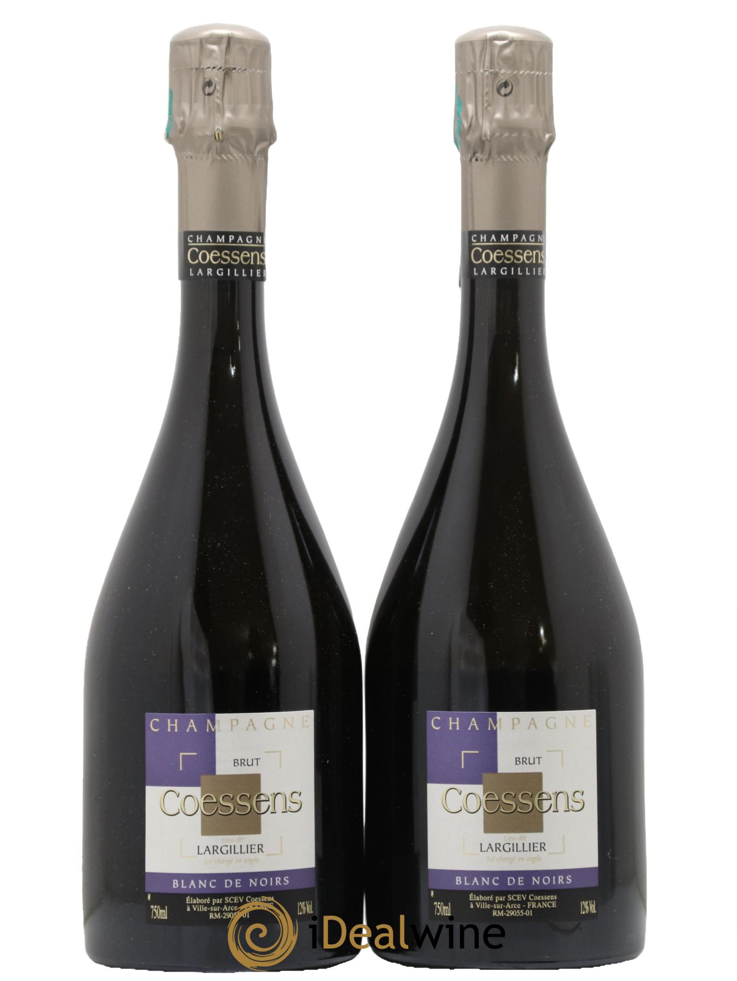 Champagne Largillier Maison Coessens 2013 - Lot de 2 bouteilles - 0