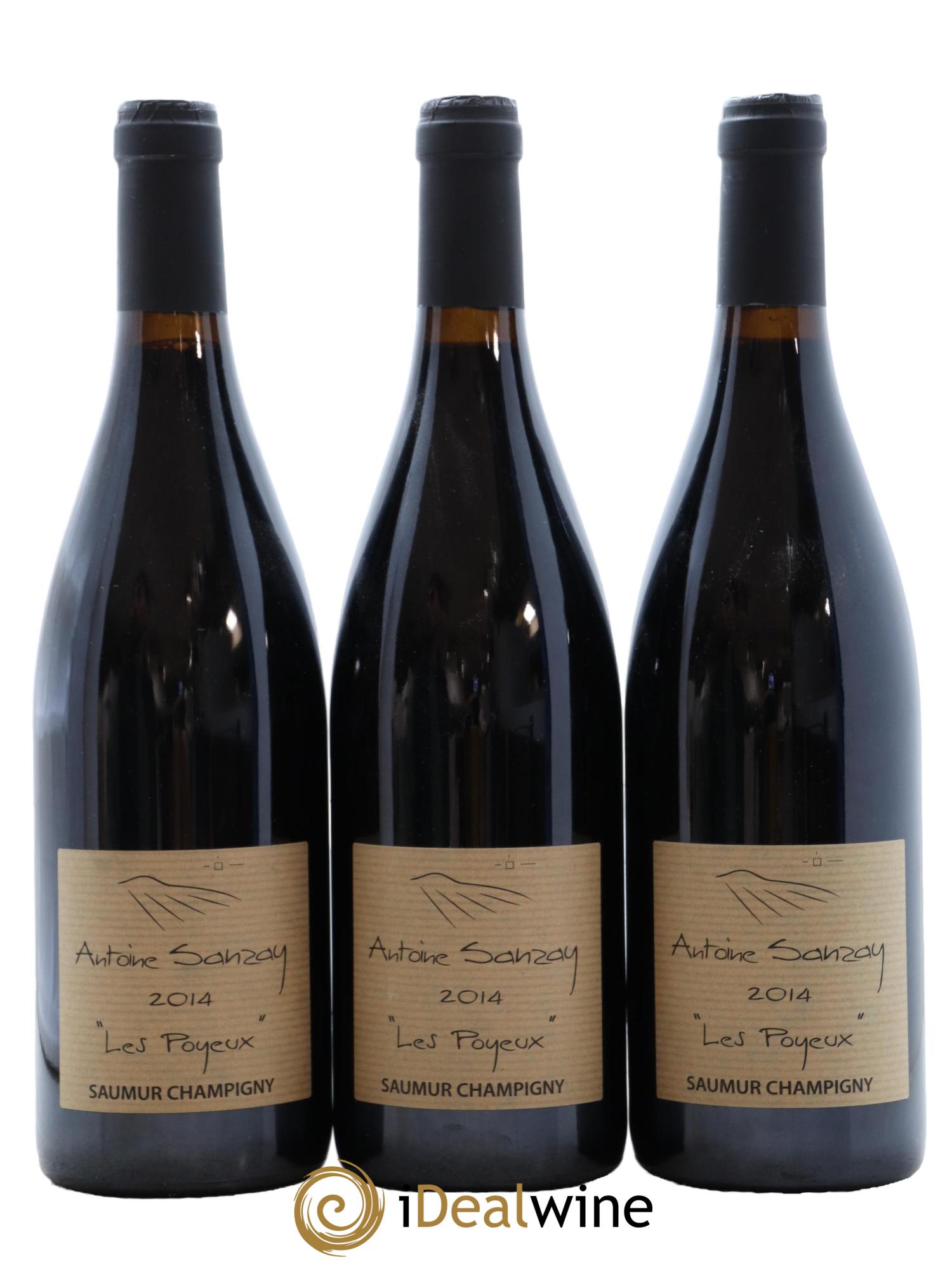 Saumur-Champigny Les Poyeux Antoine Sanzay 2014 - Lot de 3 bouteilles - 0