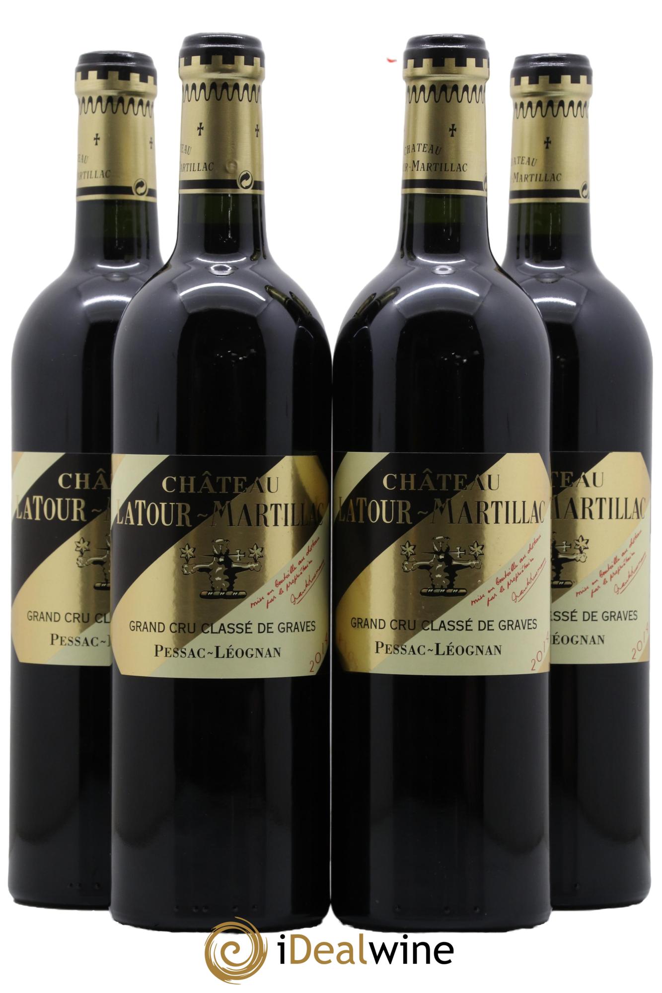 Château Latour-Martillac Cru Classé de Graves 2014 - Lot de 4 bouteilles - 0