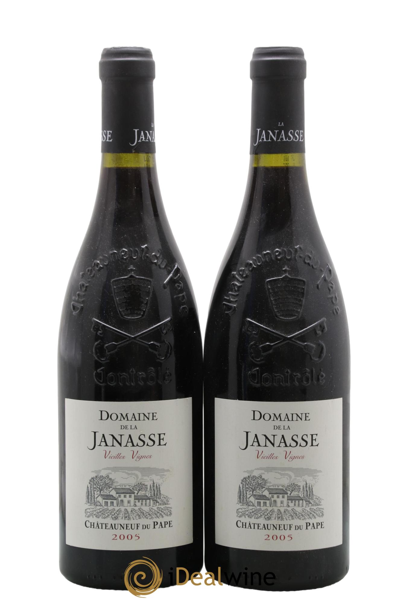 Châteauneuf-du-Pape Cuvée Vieilles Vignes La Janasse (Domaine de) 2005 - Lotto di 2 bottiglie - 0