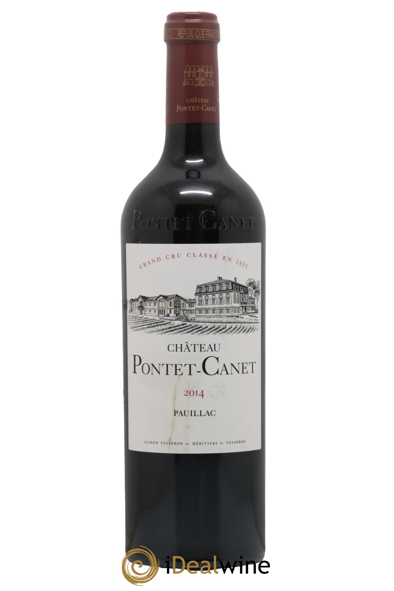 Château Pontet Canet 5ème Grand Cru Classé 2014 - Lot de 1 bouteille - 0