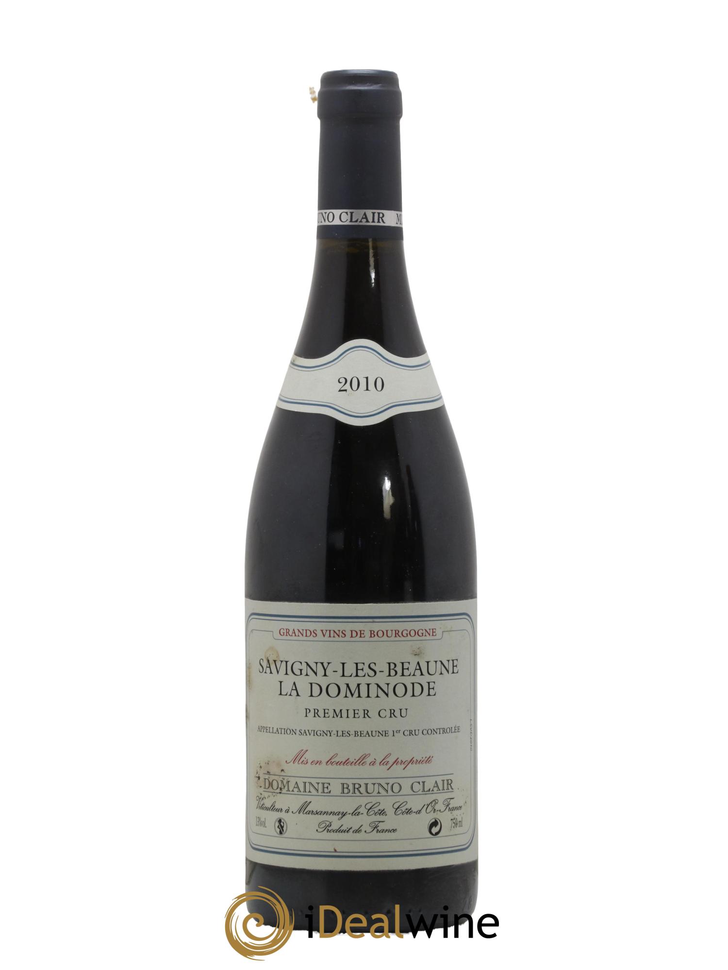 Savigny-lès-Beaune 1er Cru La Dominode Bruno Clair (Domaine) 2010 - Posten von 1 Flasche - 0