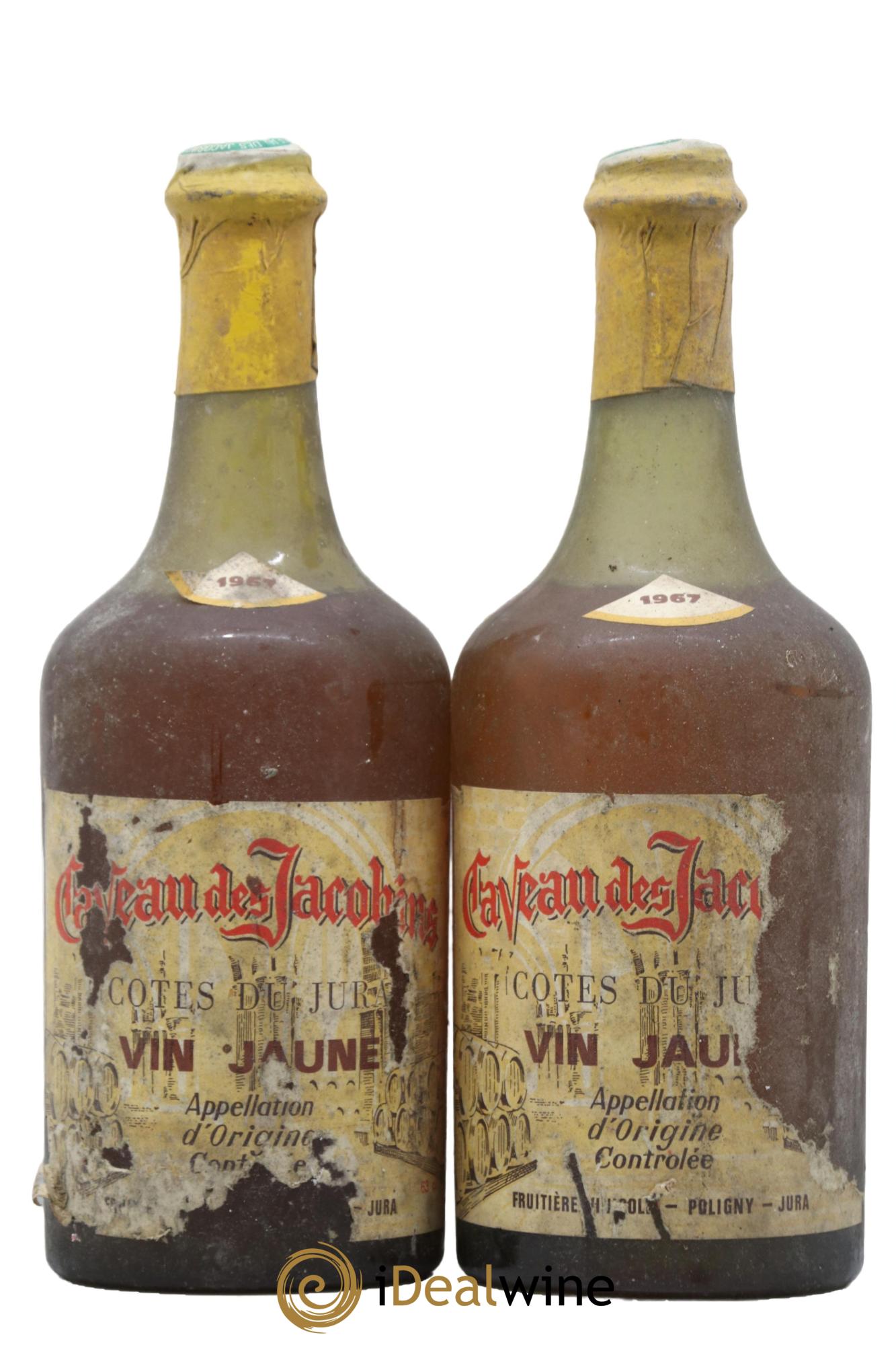 Côtes du Jura Vin Jaune Caveau des Jacobins 1967 - Lotto di 2 clavelin - 0