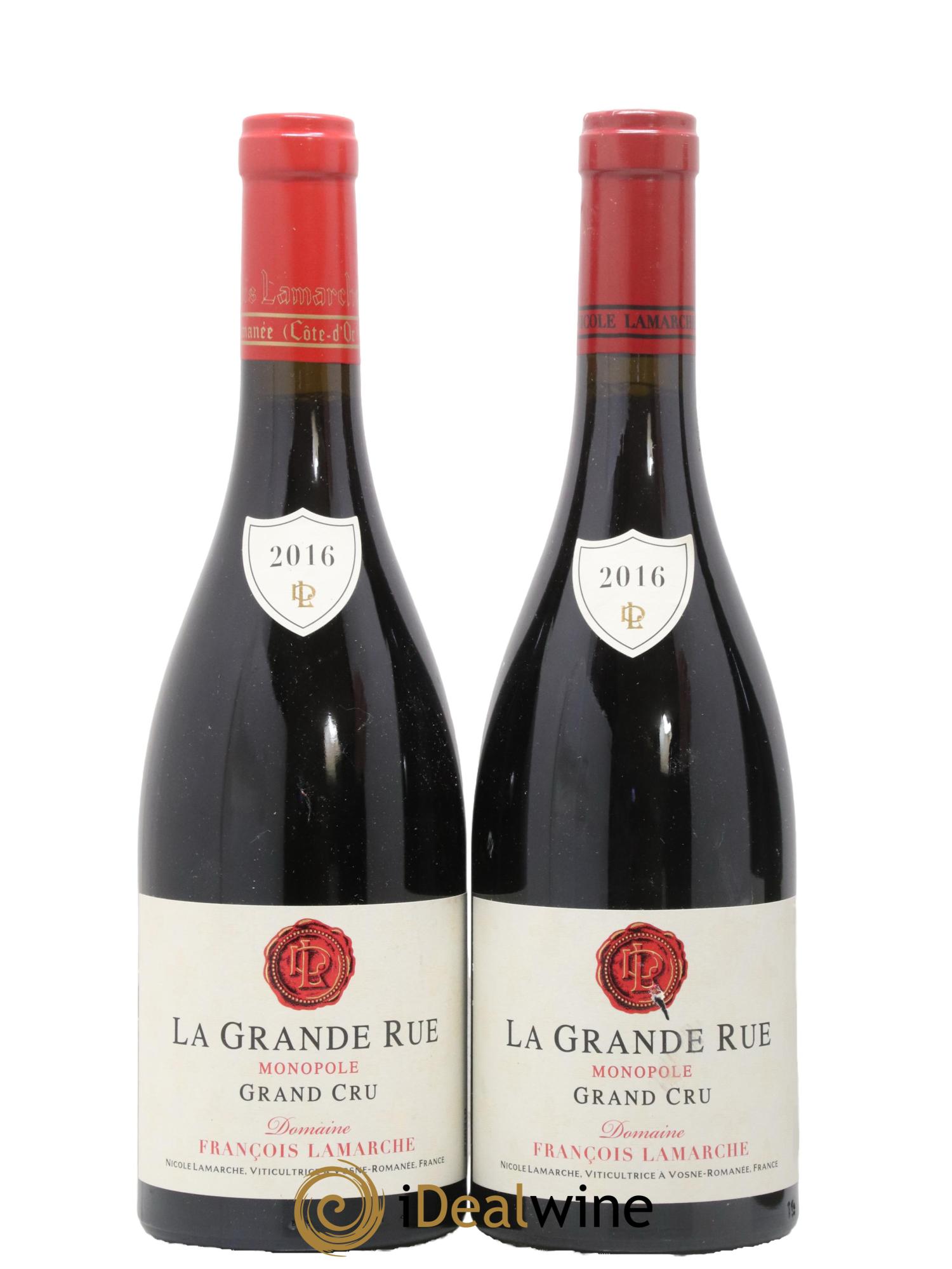 La Grande Rue Grand Cru Lamarche (Domaine) 2016 - Posten von 2 Flaschen - 0