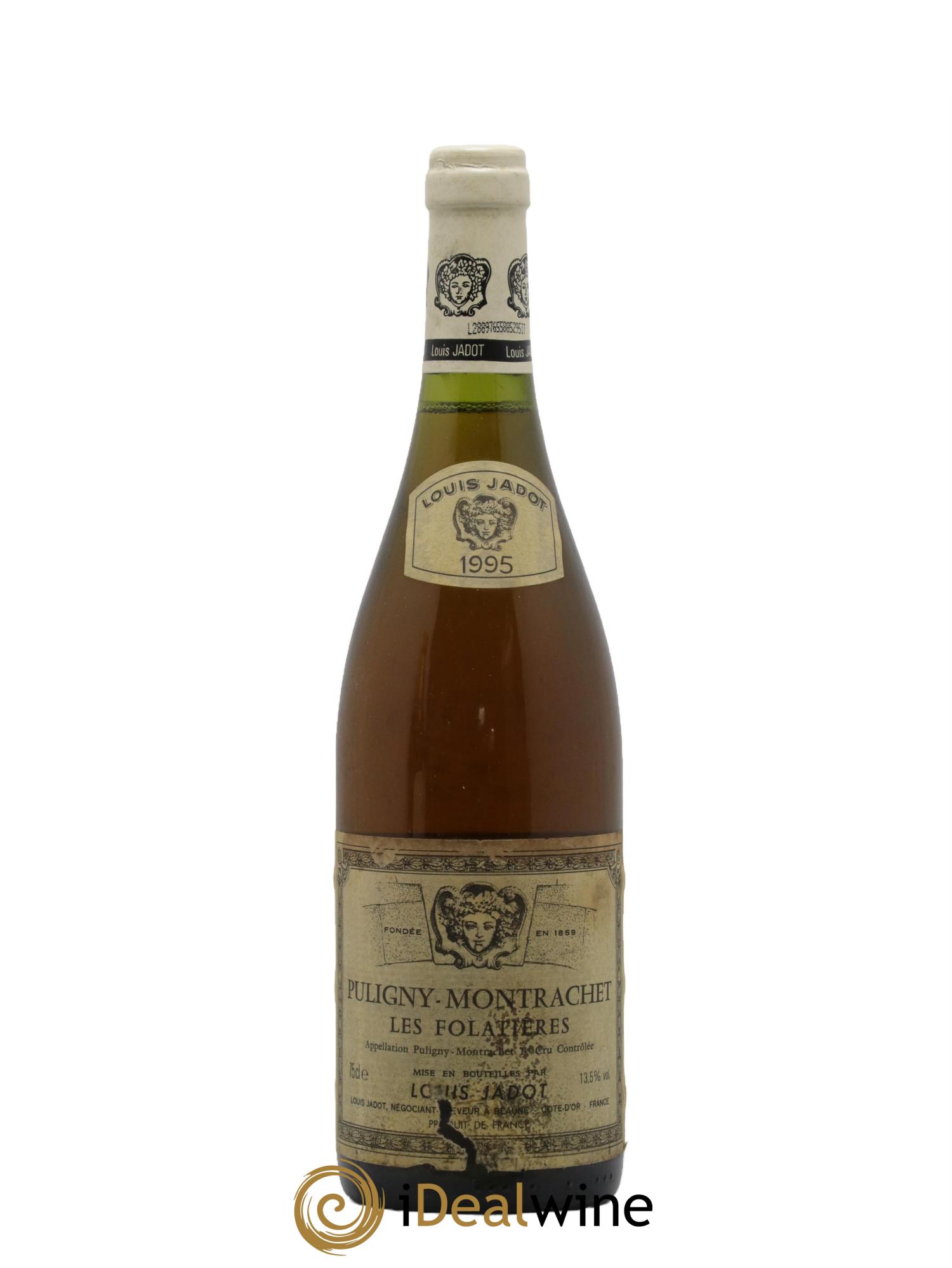 Puligny-Montrachet 1er Cru Les Folatières Domaine Louis Jadot 1995 - Lotto di 1 bottiglia - 0