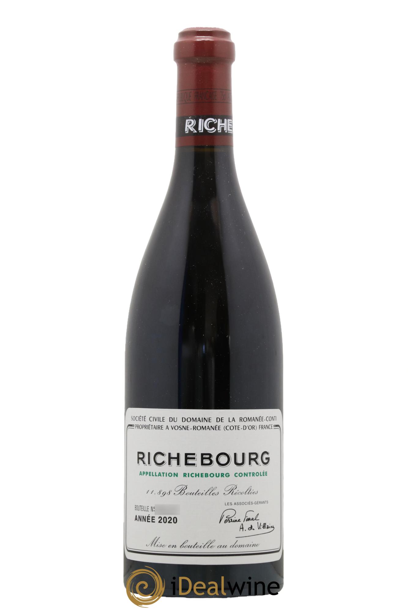 Richebourg Grand Cru Domaine de la Romanée-Conti 2020 - Lot de 1 bouteille - 0