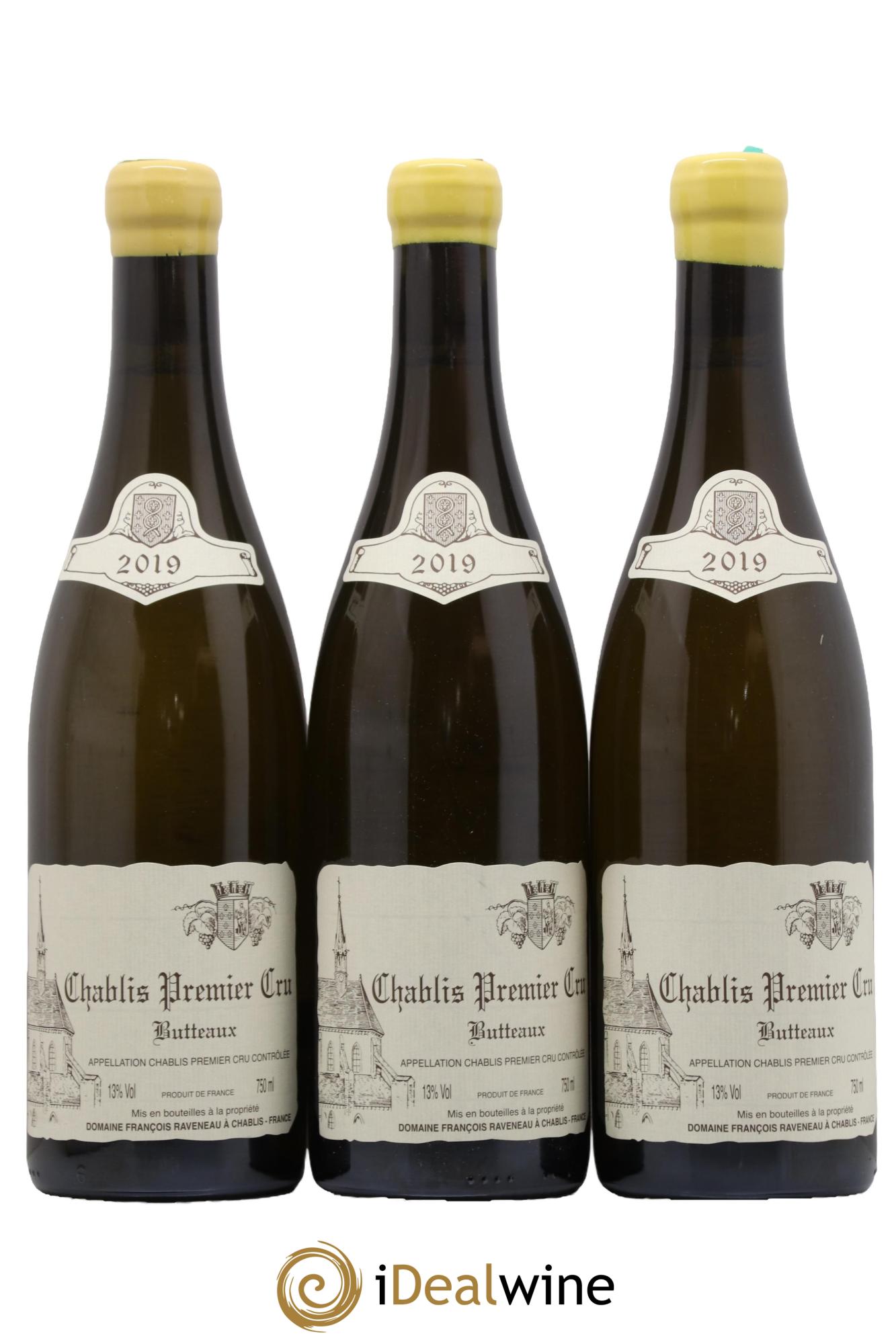 Chablis 1er Cru Butteaux Raveneau (Domaine)  2019 - Posten von 3 Flaschen - 0