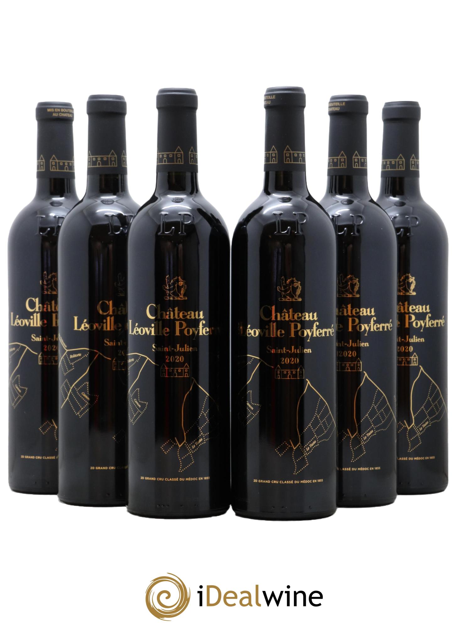 Château Léoville Poyferré 2ème Grand Cru Classé 2020 - Lot de 6 bouteilles - 0