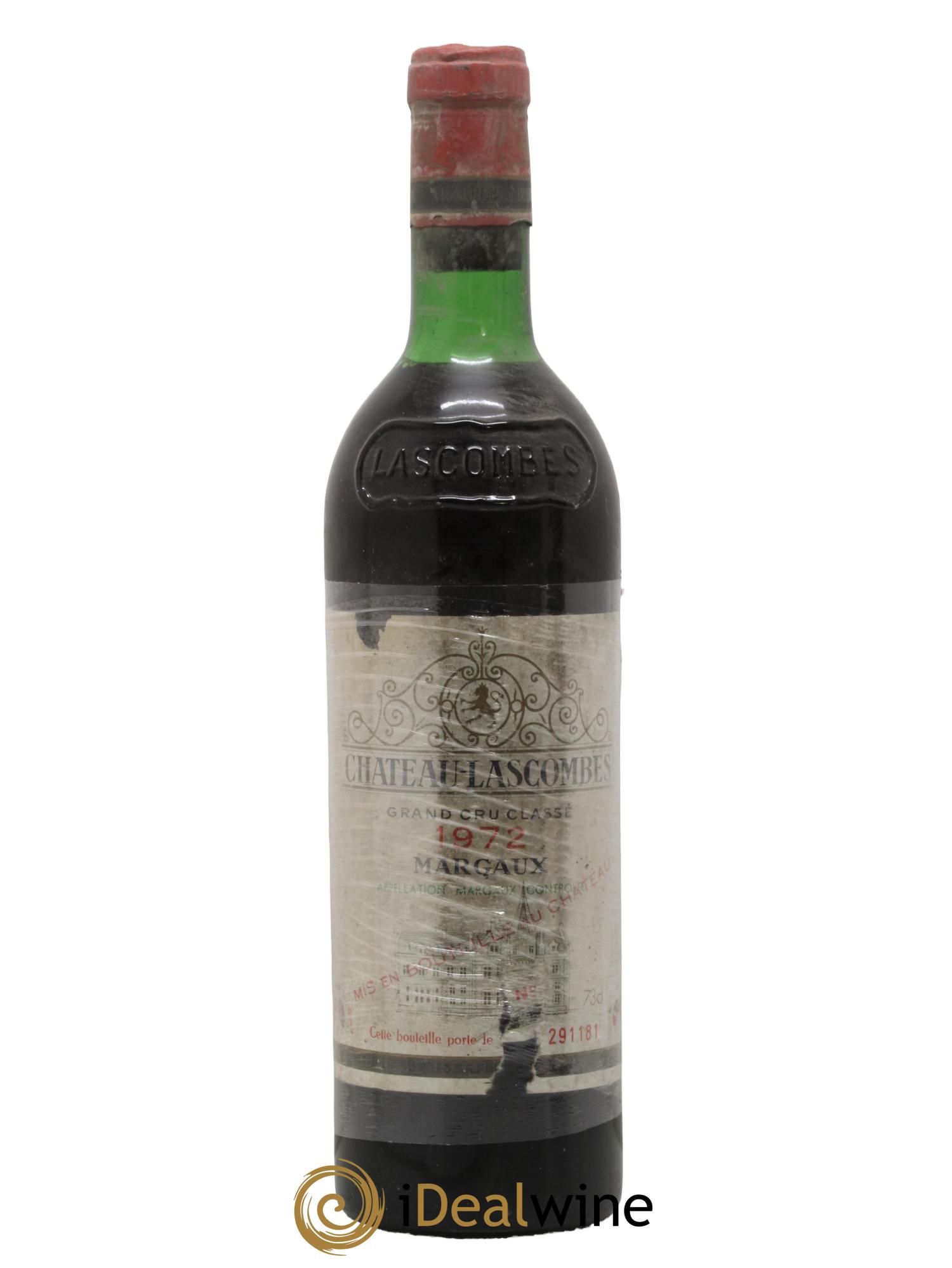 Château Lascombes 2ème Grand Cru Classé 1972 - Lot de 1 bouteille - 0