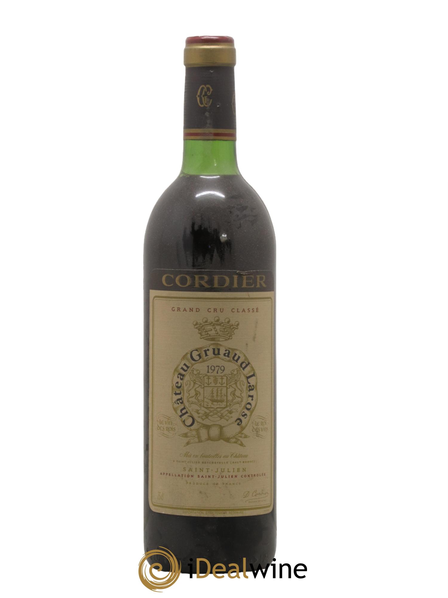 Château Gruaud Larose 2ème Grand Cru Classé 1979 - Lot de 1 bouteille - 0