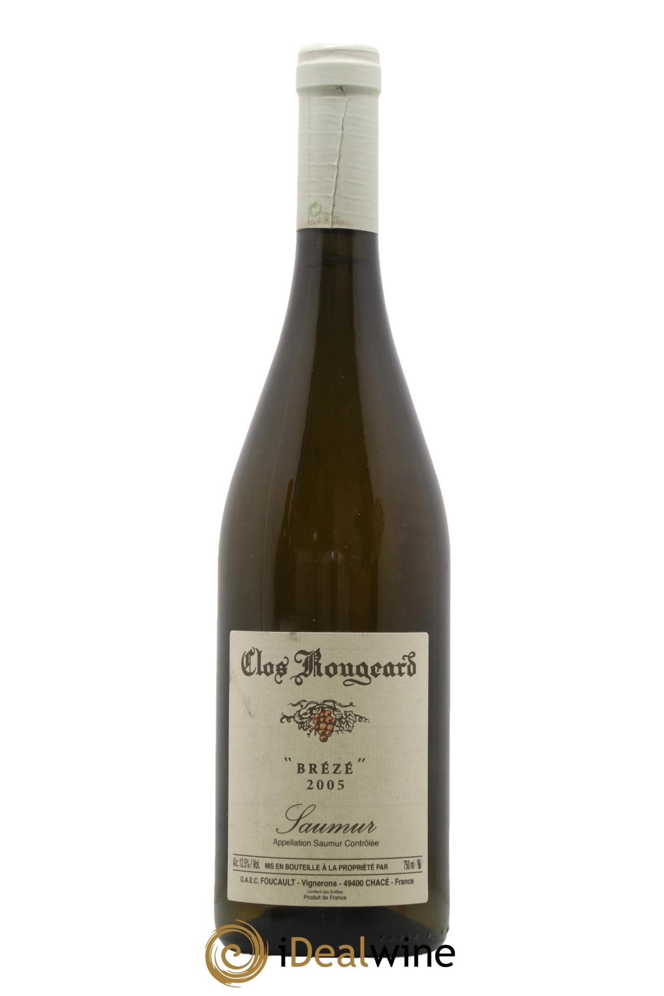 Saumur Brézé Clos Rougeard 2005 - Lot de 1 bouteille - 0