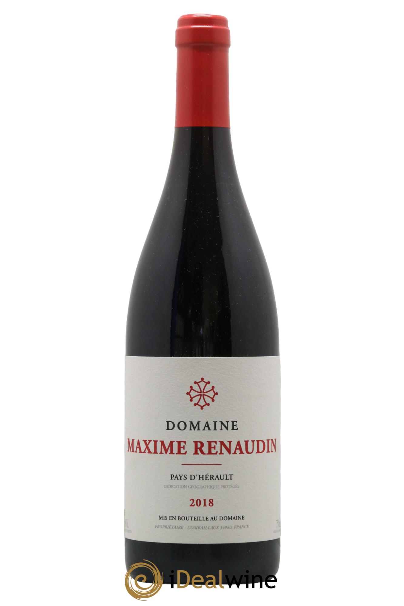 IGP Pays d'Hérault Maxime Renaudin  2018 - Lot of 1 bottle - 0