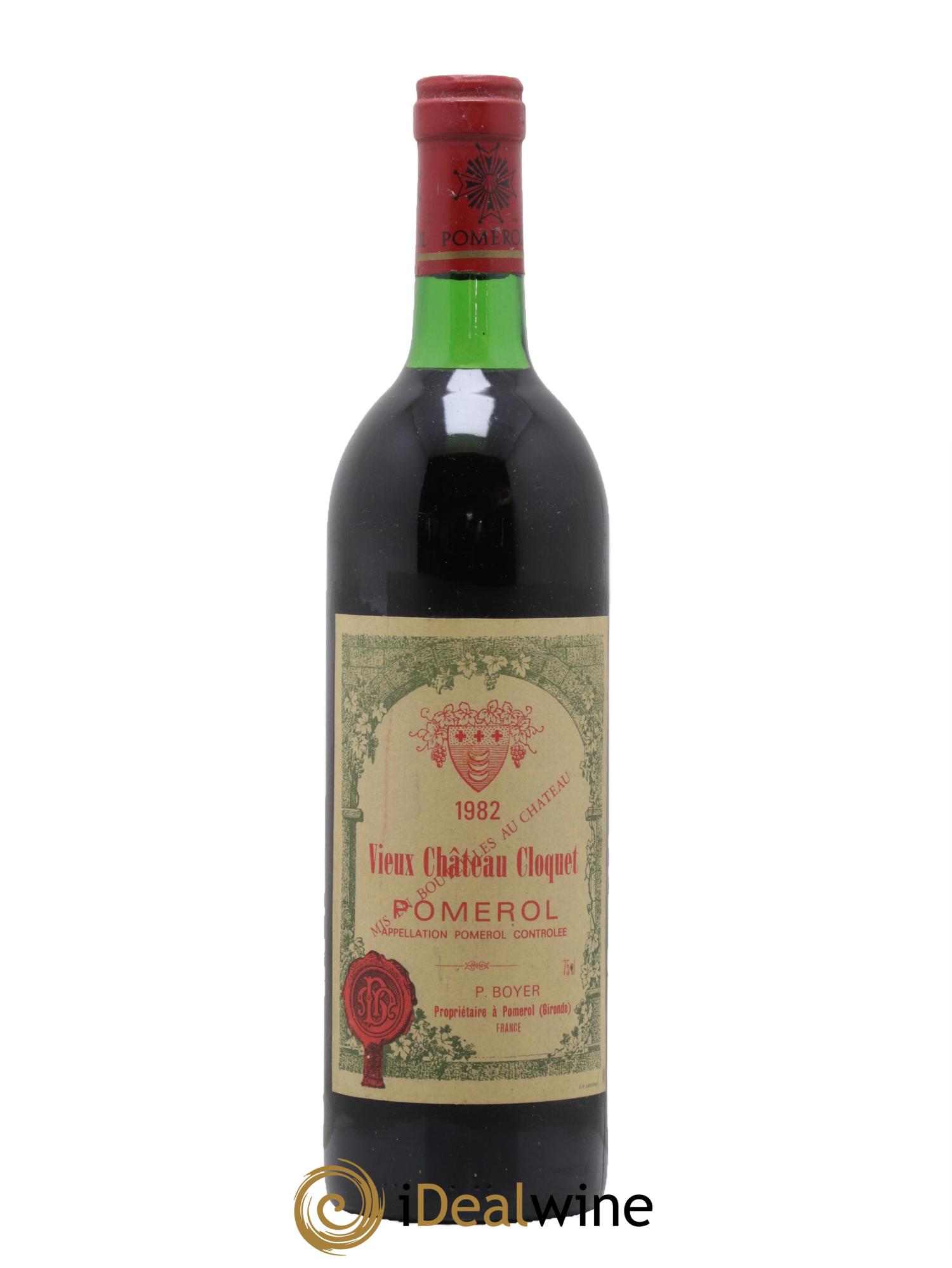 Pomerol Vieux Château Cloquet 1982 - Lot de 1 bouteille - 0