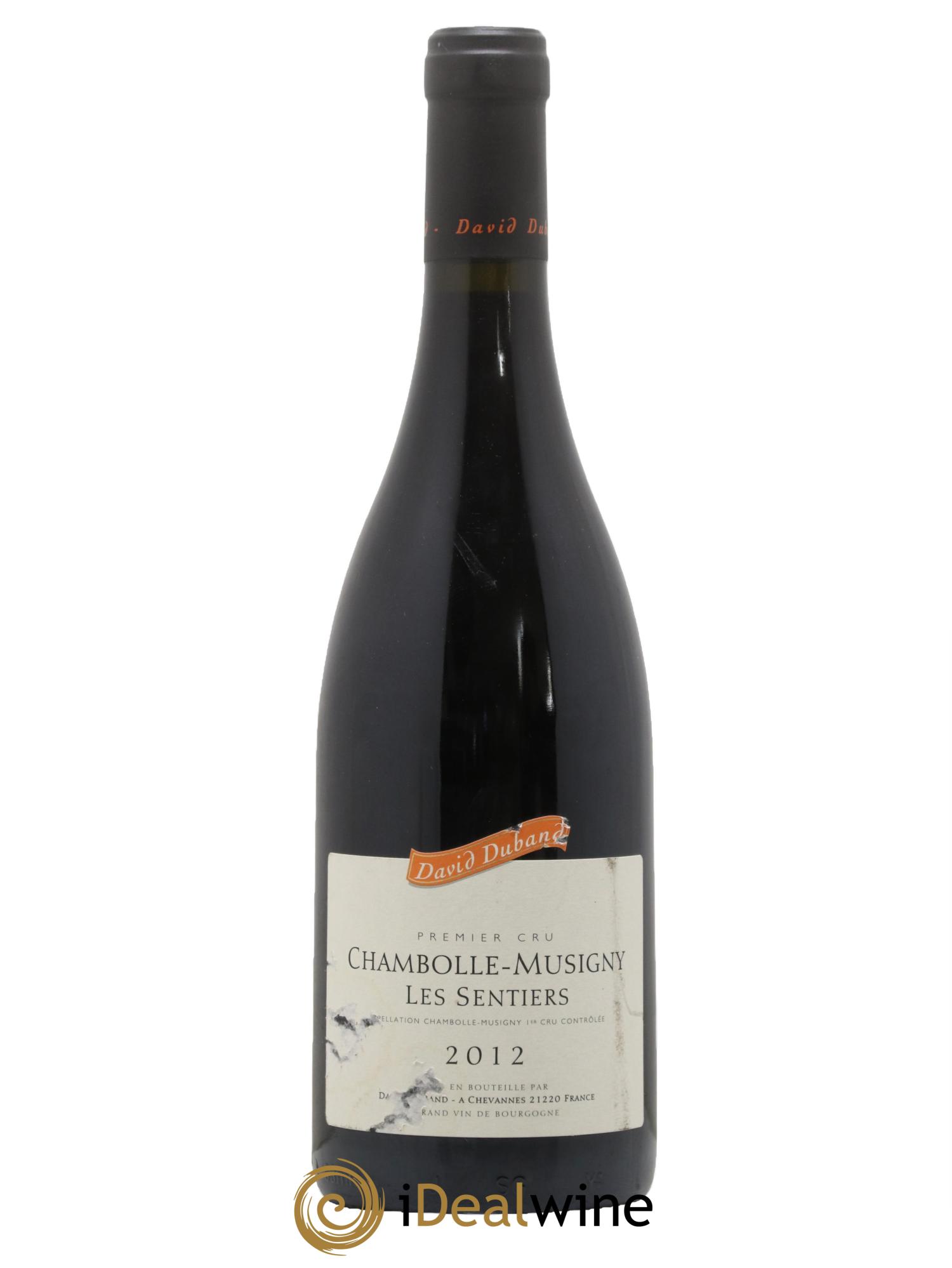 Chambolle-Musigny 1er Cru Les Sentiers David Duband (Domaine) 2012 - Lot de 1 bouteille - 0