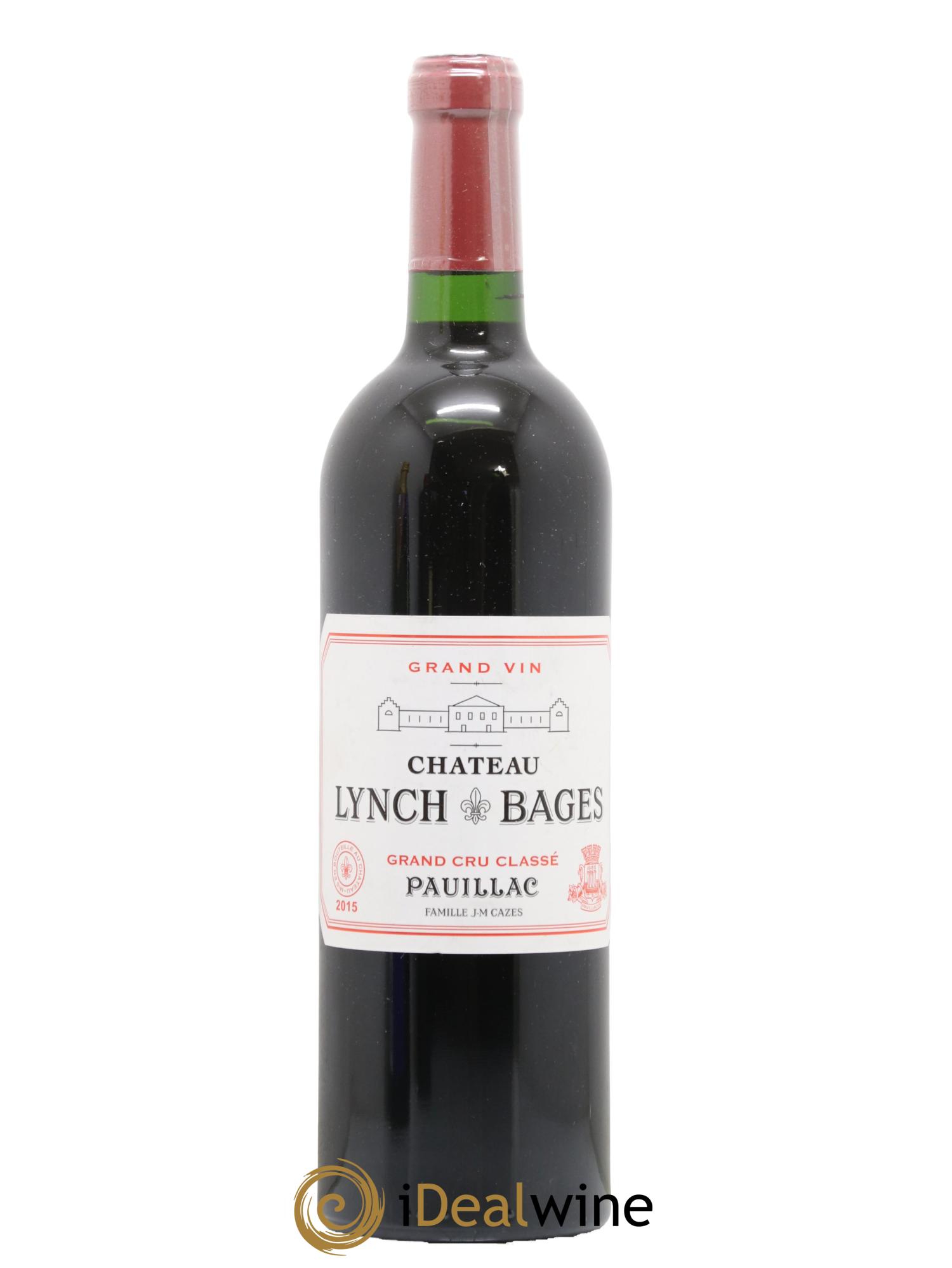 Château Lynch Bages 5ème Grand Cru Classé 2015 - Lot de 1 bouteille - 0