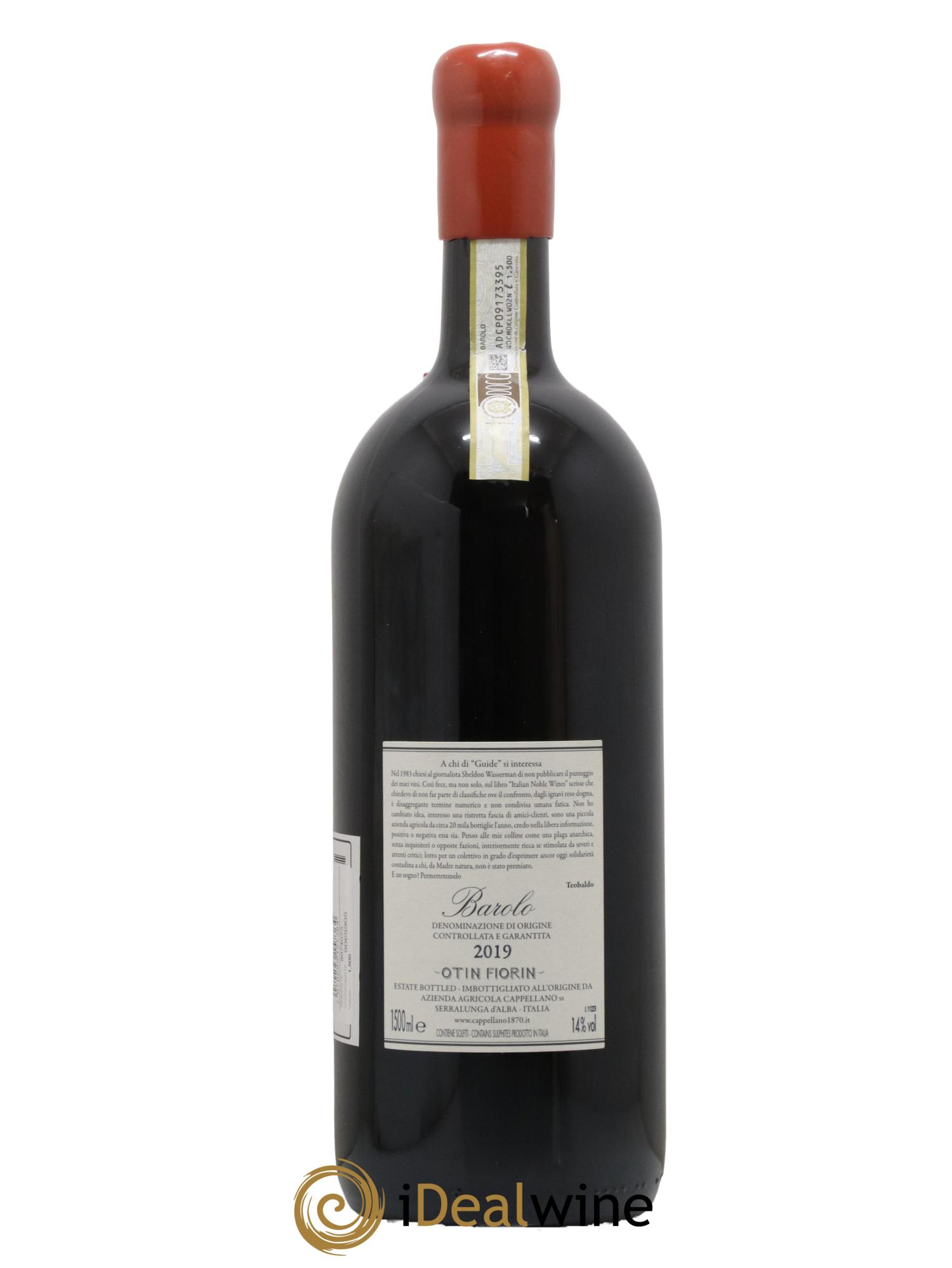 Barolo Pie Franco Cappellano  2019 - Lot de 1 magnum - 1