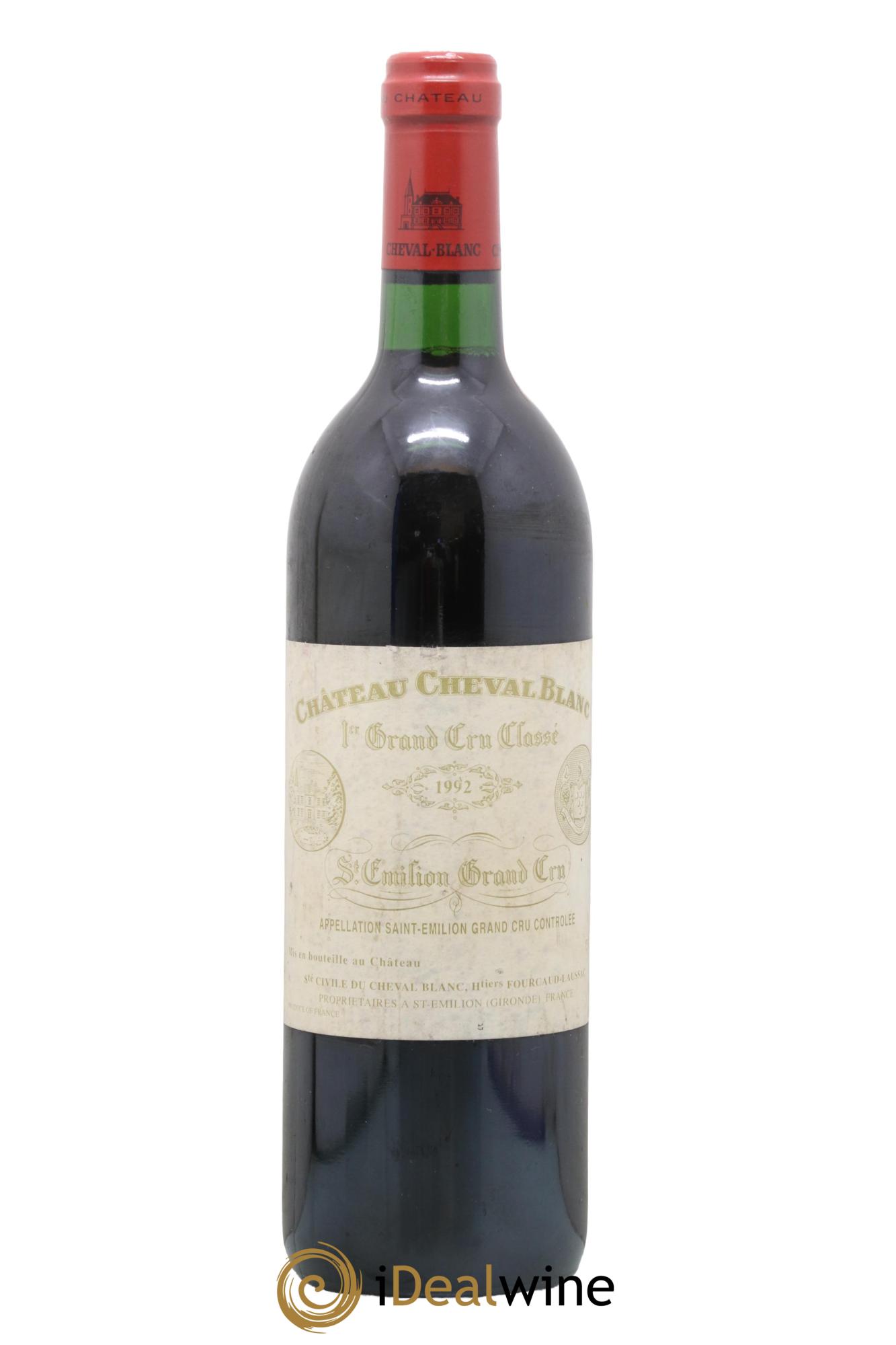 Château Cheval Blanc 1er Grand Cru Classé A 1992 - Posten von 1 Flasche - 0