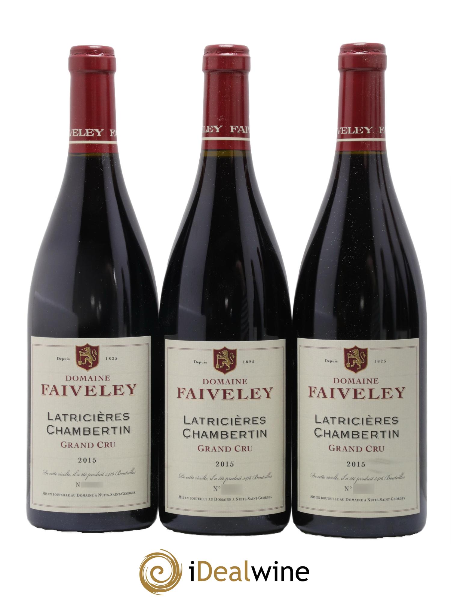 Latricières-Chambertin Grand Cru Faiveley 2015 - Lotto di 6 bottiglie - 1