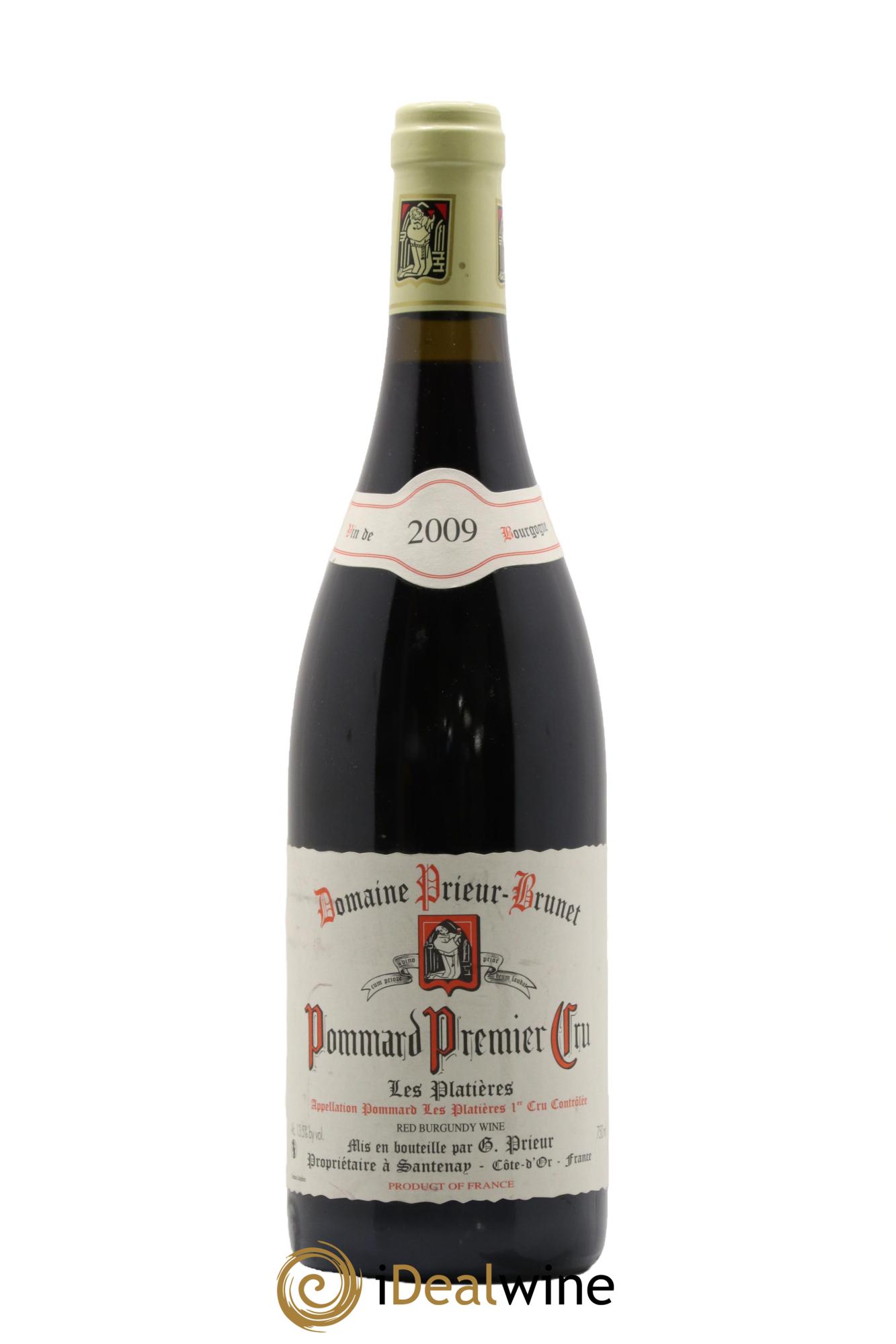 Pommard 1er Cru Les Platières Domaine Prieur Brunet 2009 - Lot of 1 bottle - 0