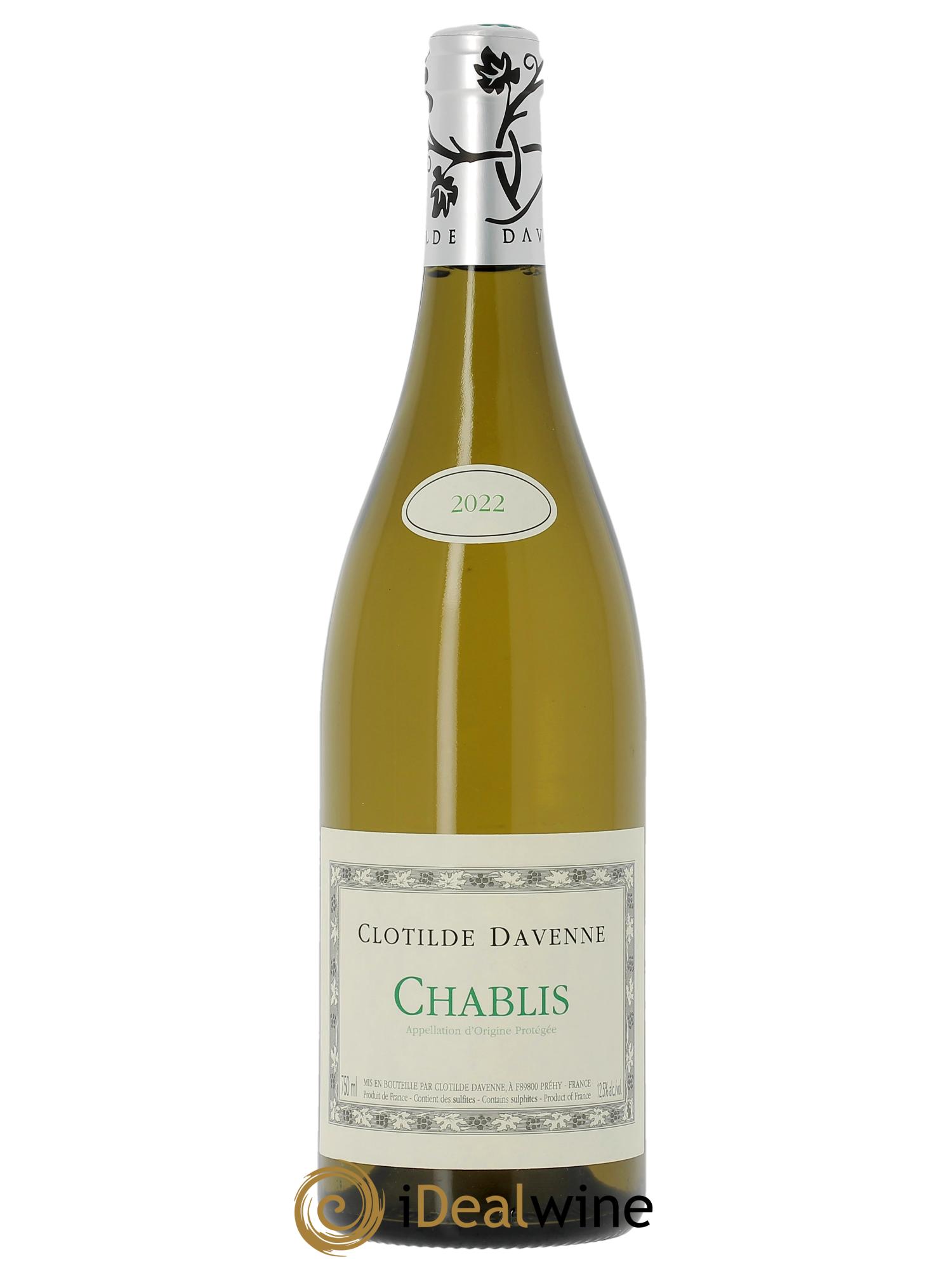 Chablis Clotilde Davenne 2022 - Lot of 1 bottle - 0