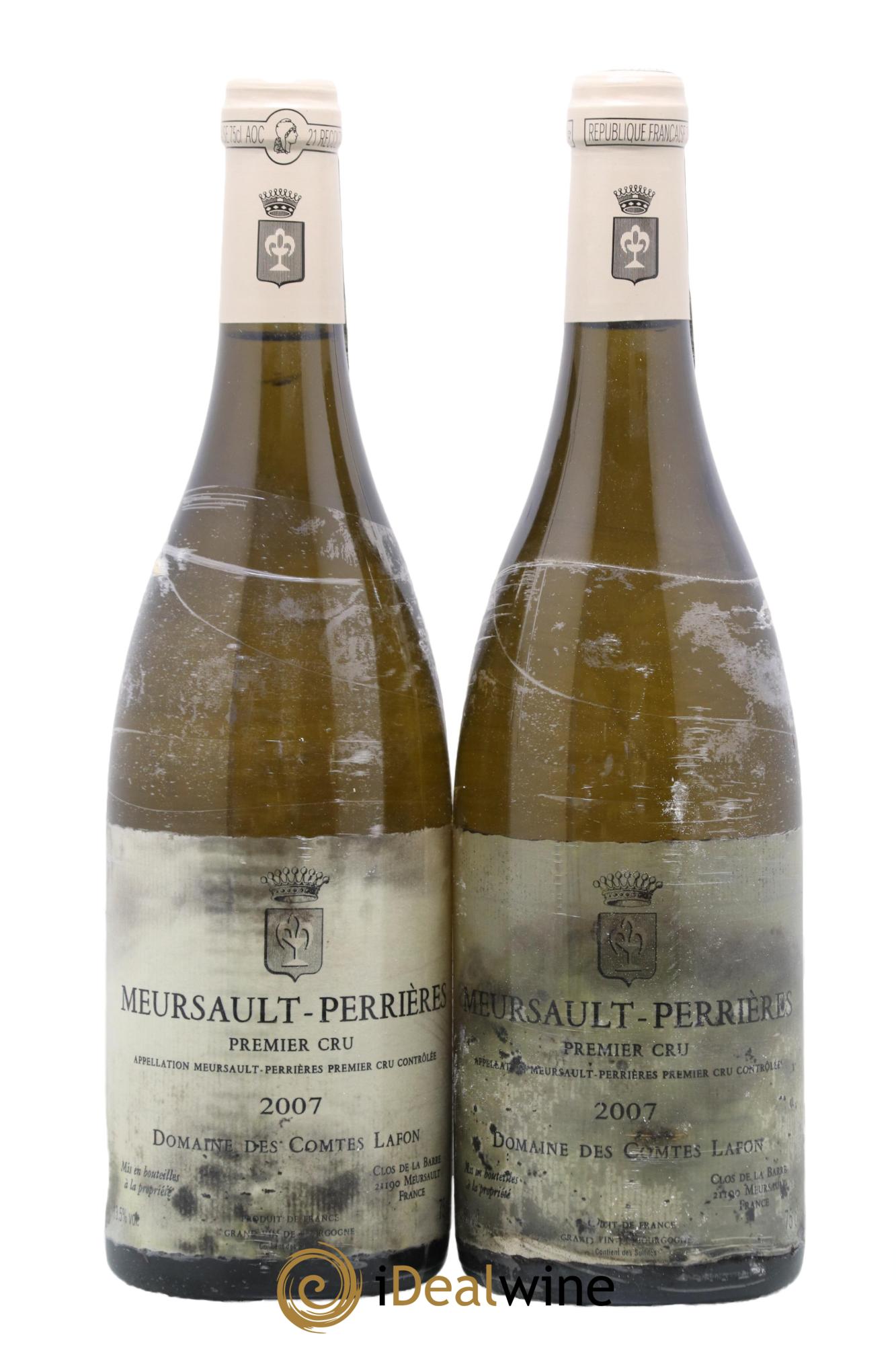 Meursault 1er Cru Perrières Comtes Lafon (Domaine des) 2007 - Lot de 2 bouteilles - 0