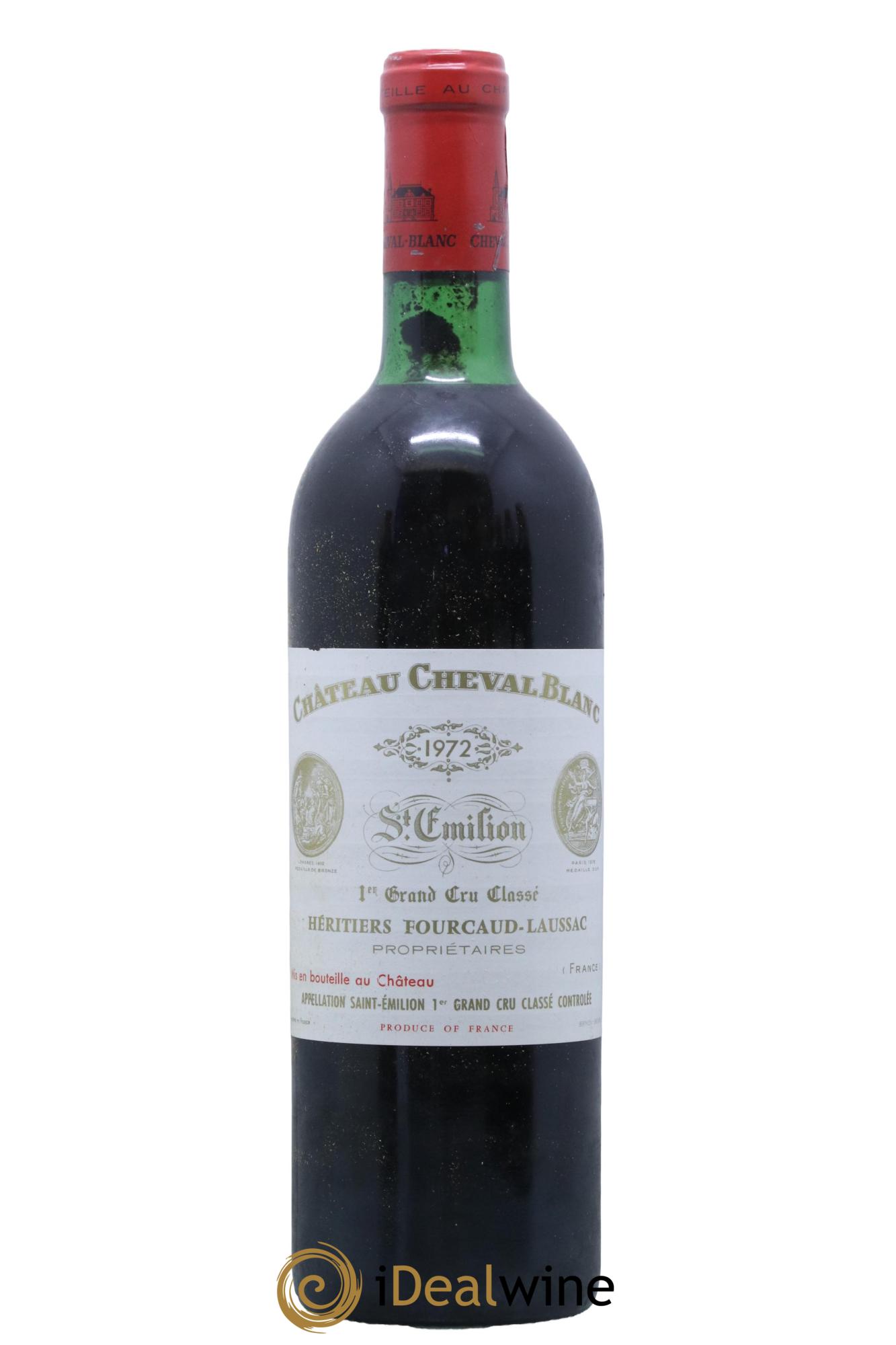 Château Cheval Blanc 1er Grand Cru Classé A 1972 - Posten von 1 Flasche - 0