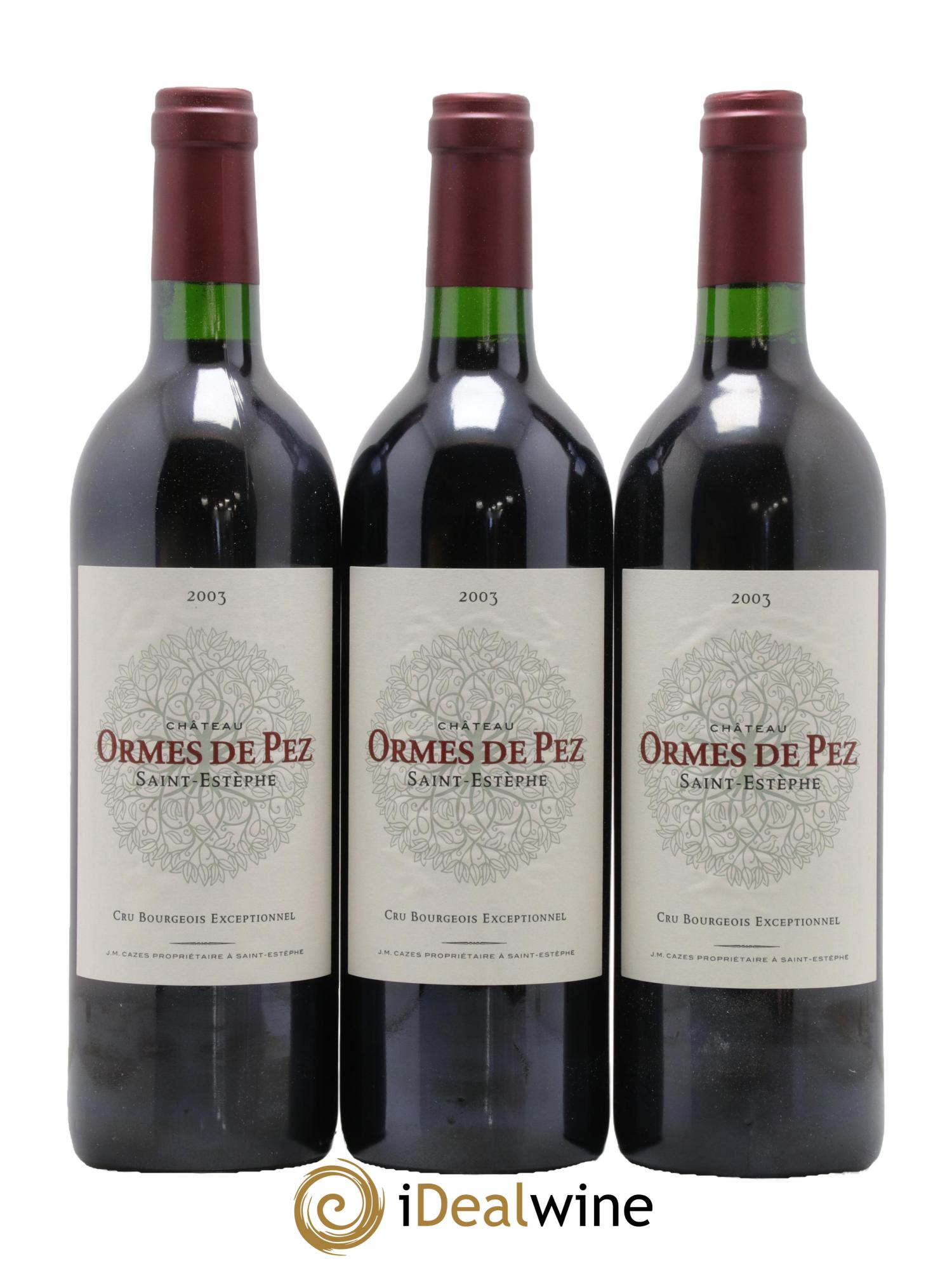 Château les Ormes de Pez 2003 - Lot of 6 bottles - 1