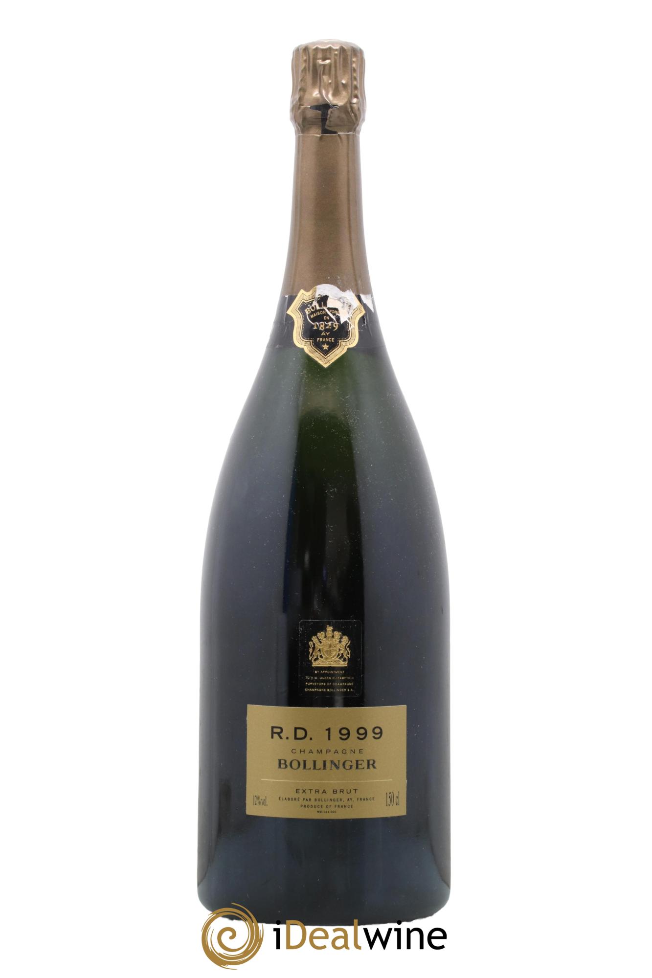 R.D. Extra Brut Bollinger 1999 - Lot de 1 magnum - 0