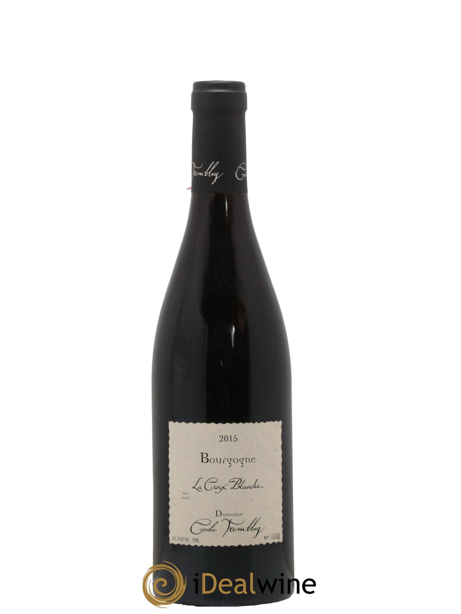 Bourgogne La Croix Blanche Cécile Tremblay 2015 - Lotto di 1 bottiglia - 0