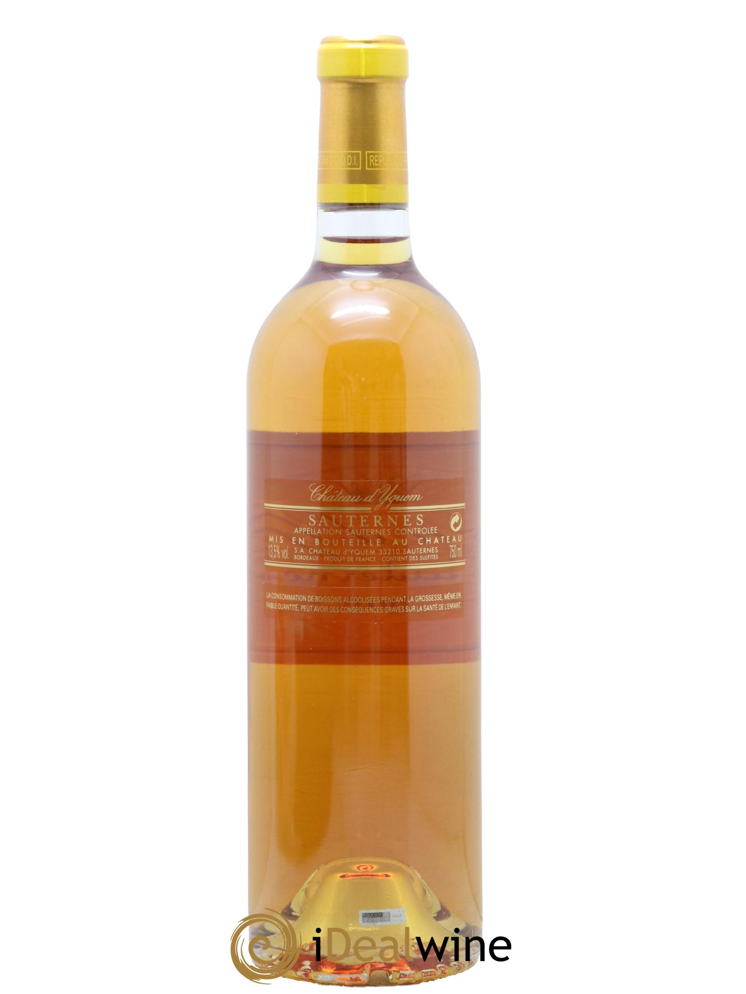 Château d' Yquem 1er Cru Classé Supérieur  2010 - Lot de 1 bouteille - 1