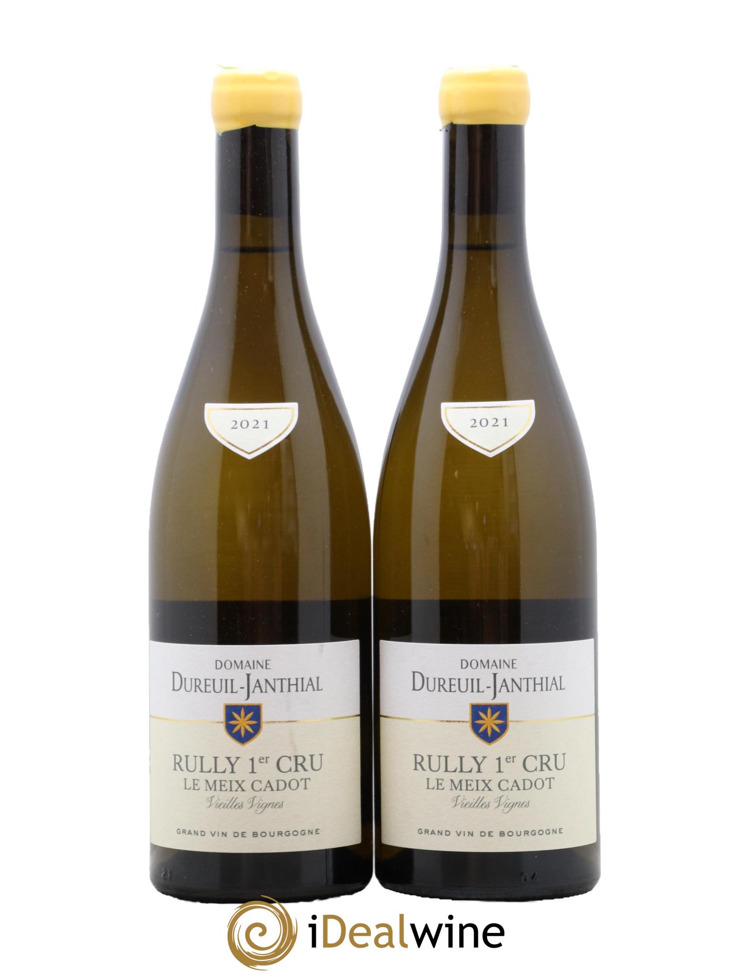 Rully 1er Cru Le Meix Cadot Vieilles Vignes Vincent Dureuil-Janthial 2021 - Lot of 2 bottles - 0